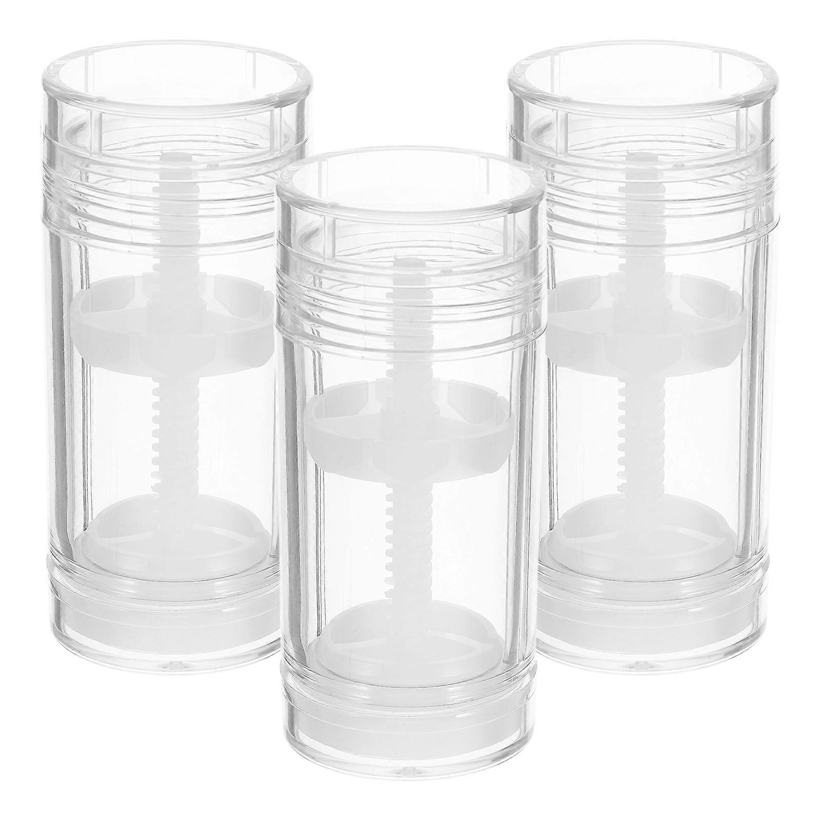 Transparent Lipstick Tubes Empty for Storage Use 6Pcs Refillable Durable Containers