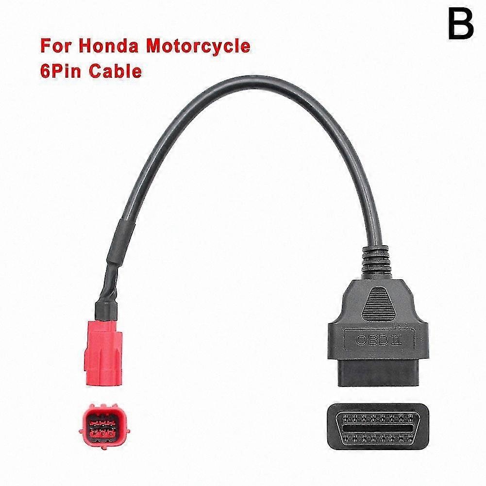 Diagnostic Cable Adapter 4-Pin 6-Pin to 16-Pin for Motorcycle OBD2 Tools Connection