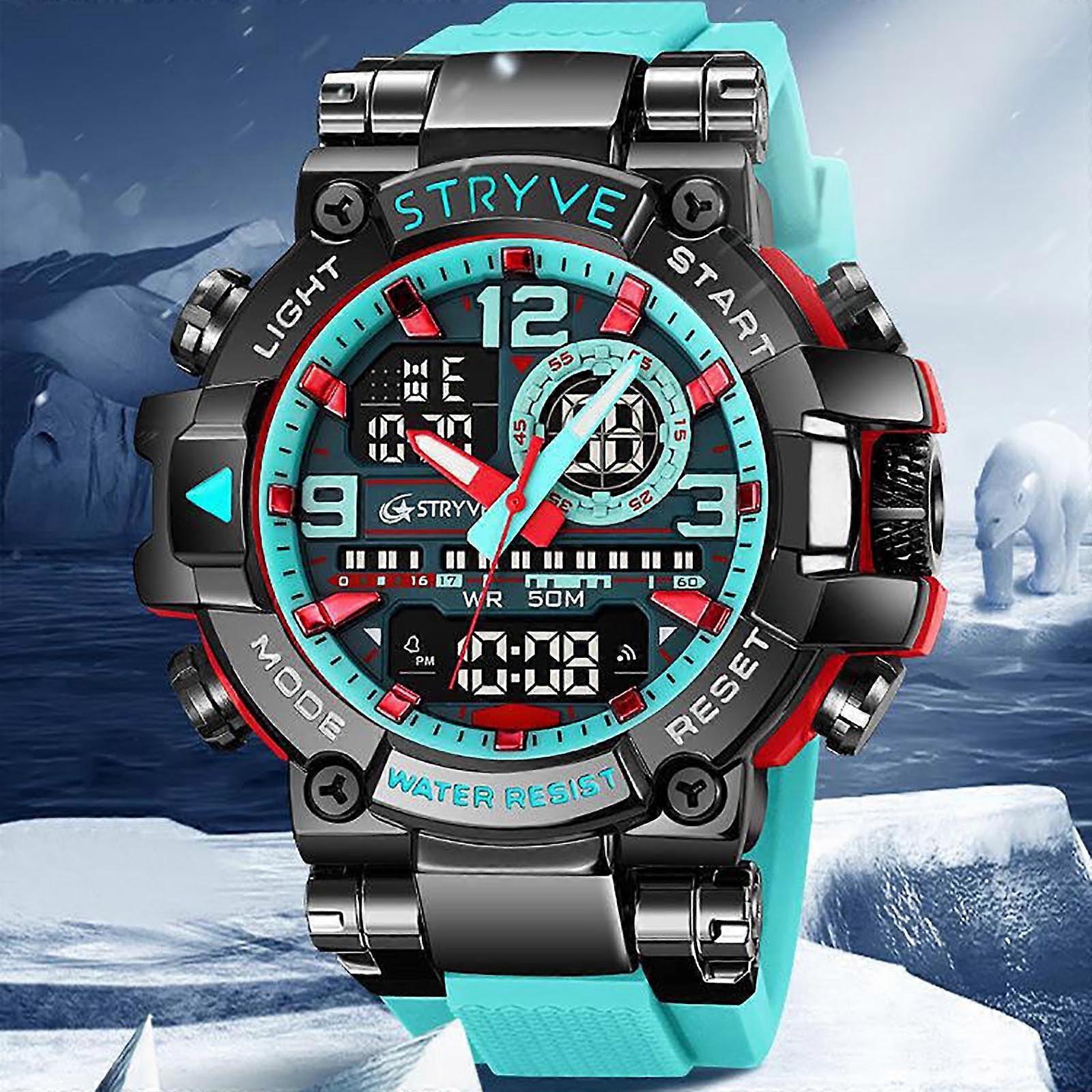 VibHome Sports Luminous Electronic Watch Multi-function Cool Watch