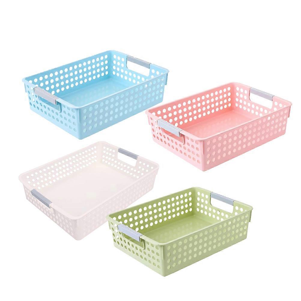 Paper Organizer Basket Plastic Stackable Basket for 8Pcs Filing