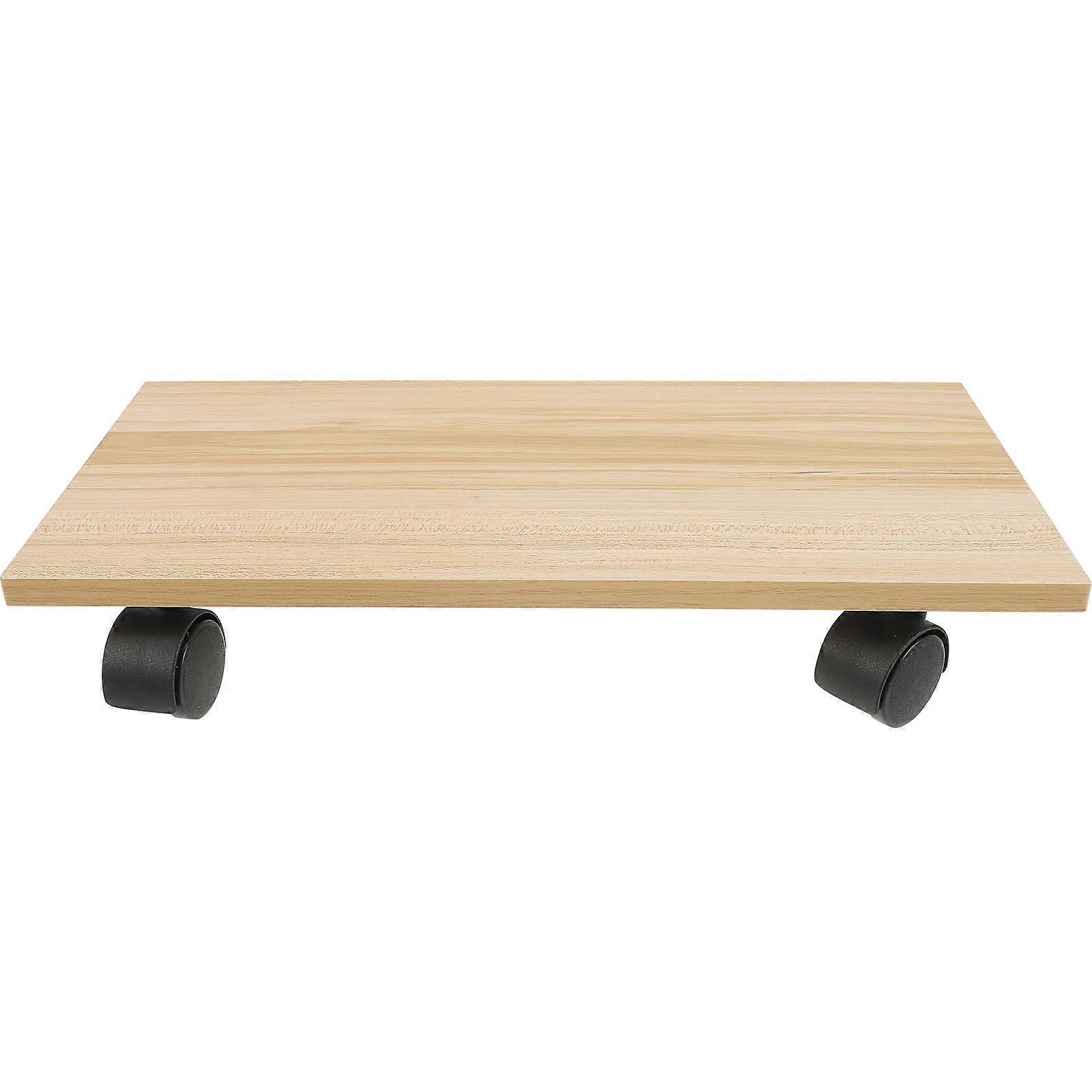 Desktop Computer Cart with Mobile Pulley for Pc Holder 4Pcs