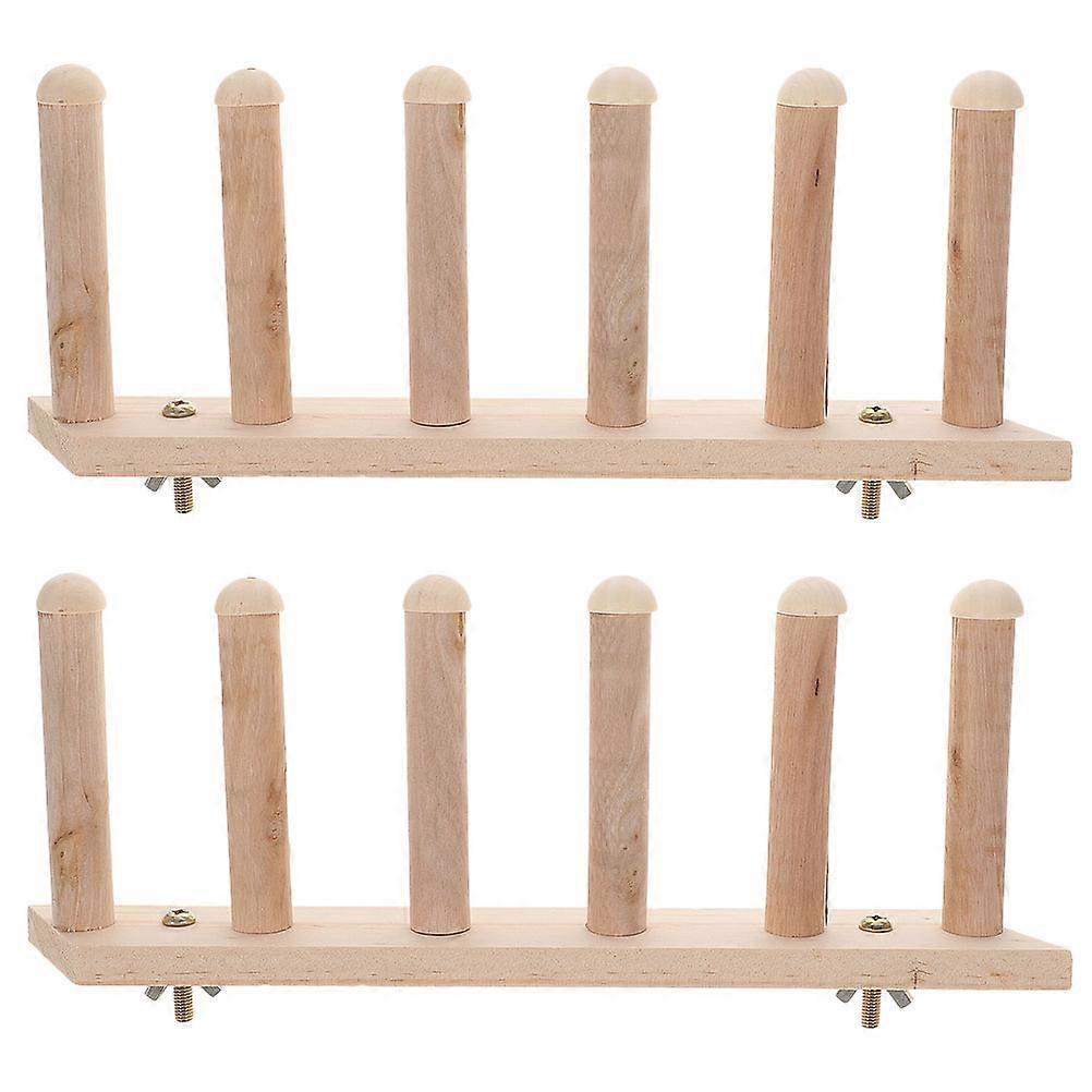 Cat Climbing Ladder Wooden Cat Shelf for Household Use 2Pcs