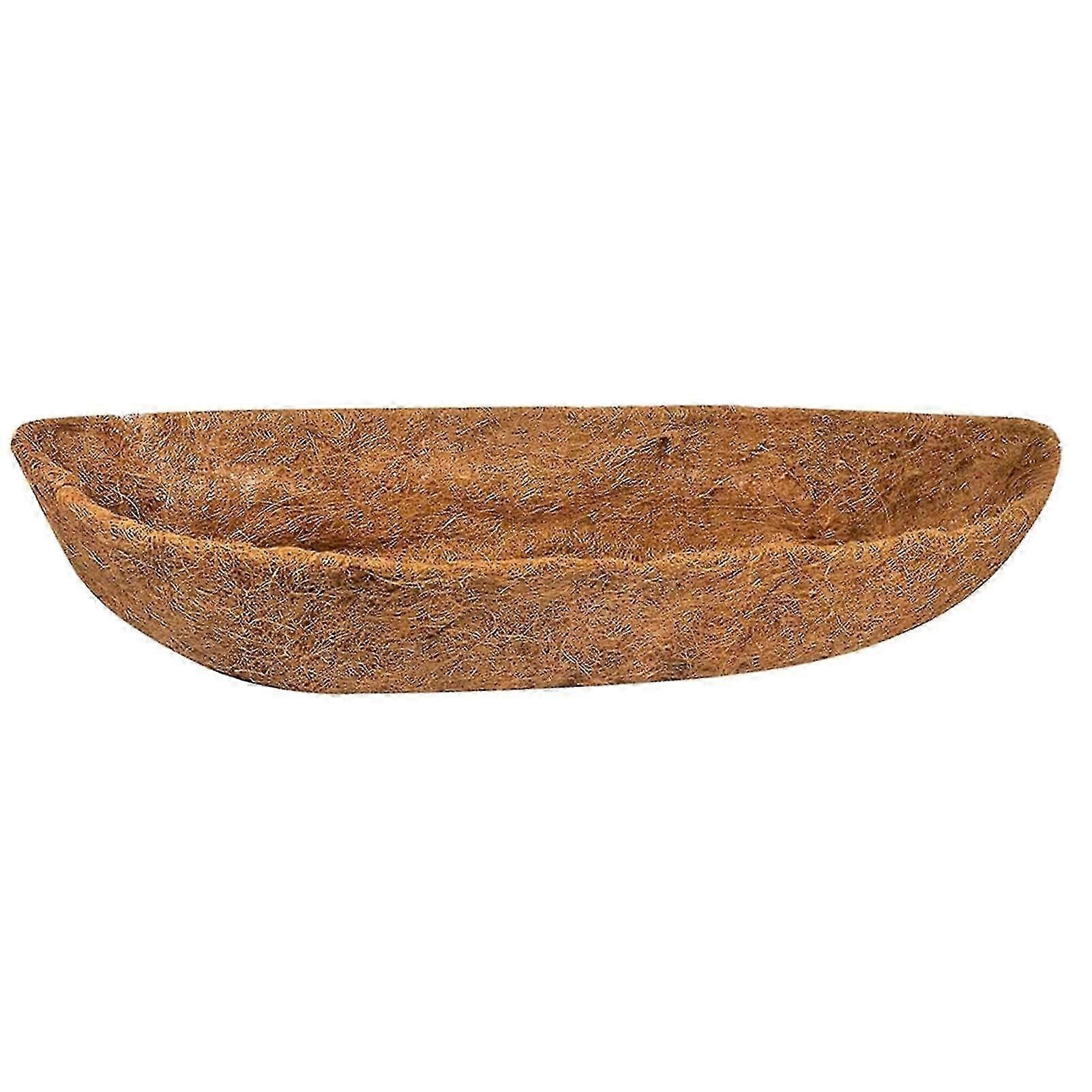 2025 36/48-Inch Coco Coir Liner for Flower Baskets - Foldable Breathable Planter Insert for Gardens