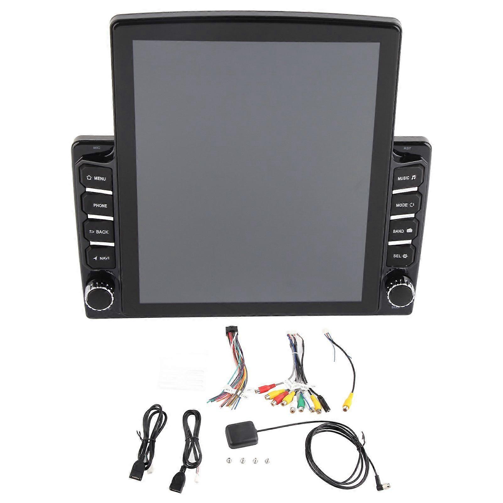 9.7 Inch Vertical Screen Car GPS Navigation and Wifi Internet Multimedia Radio Car Multimedia Center Compatible for Android System