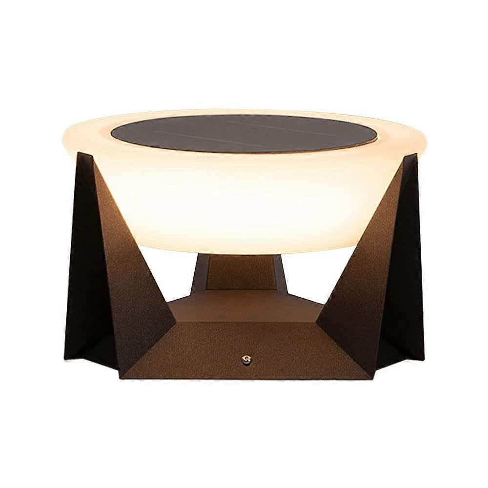 Solar Post Lights IP65 Waterproof LED Column Lamp for Wooden Deck and Fence Post Caps with Auto On/Off Function
