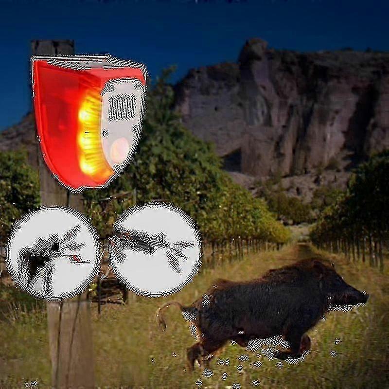 Animal repellent device for wild boar and theft prevention