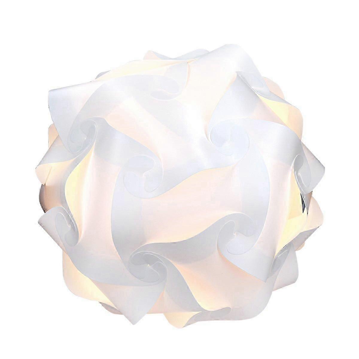 Diy Puzzle Lampe Lampenschirm-Deckenleuchte Pendelleuchte Schirm Teile-Puzzle Lampe min. 15 Designs ca. 16.5cm-Size.in weiß