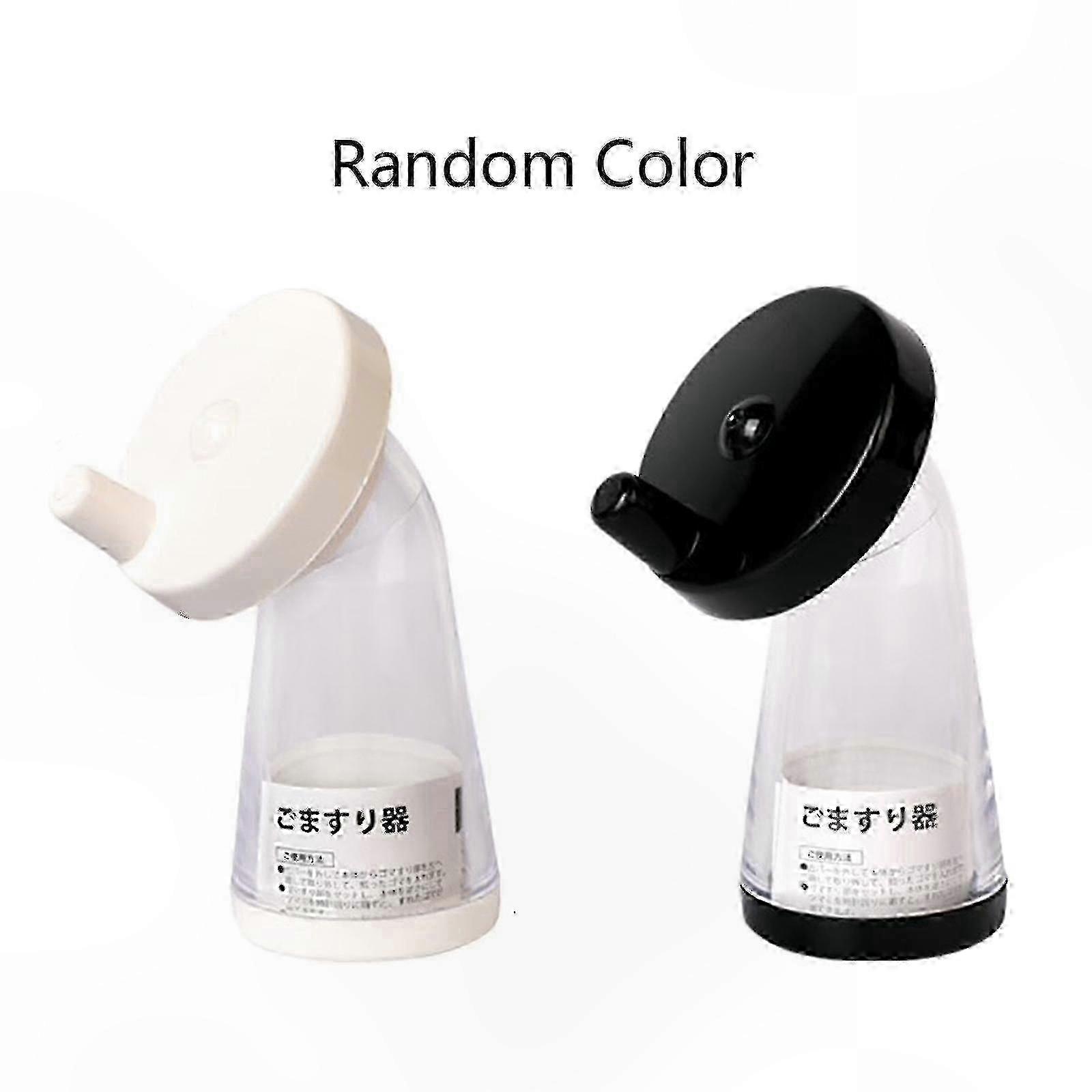 Portable Hand Crank Sesame Grinder Kitchen Pepper Mill Bottle