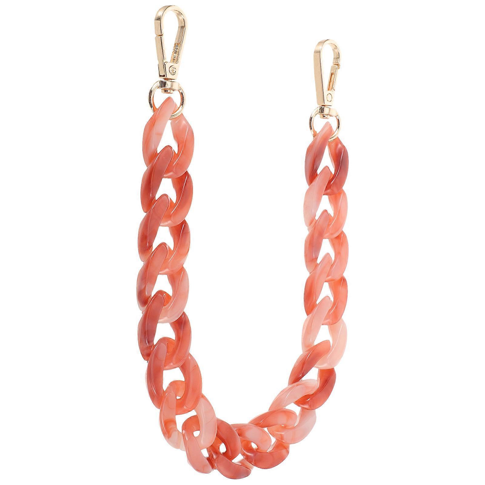 4Pcs Acrylic Bag Chain for DIY Handbag Replacement and Decoration