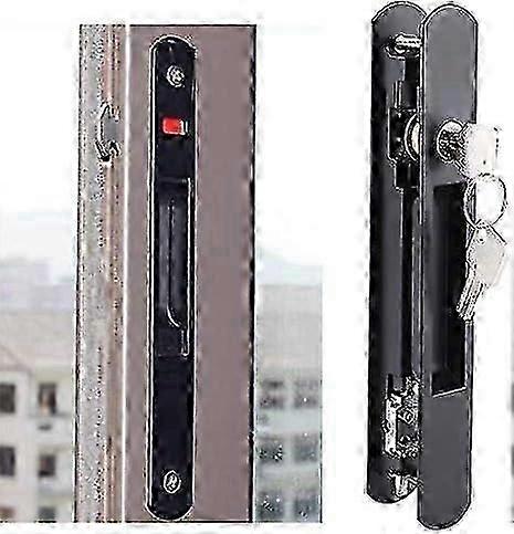 Security door lock, sliding door window hook lock