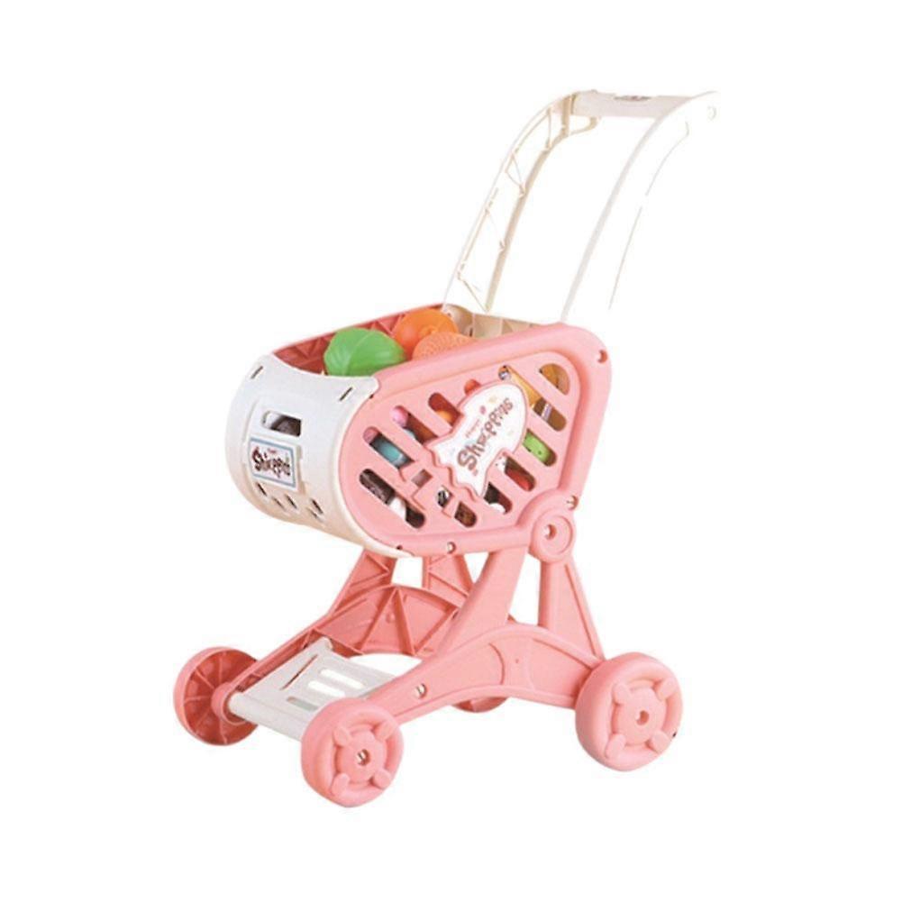 Kids Toys Shopping Cart Pretend Play Simulation Trolley Playing