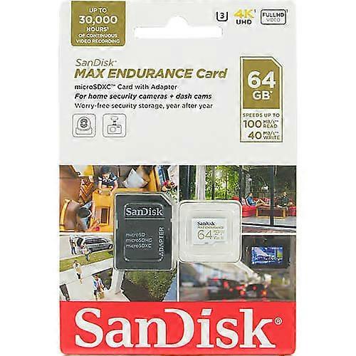 Sandisk Max Endurance 64 GB UHS-I microSDXC memóriakártya, Class 10, Class 10