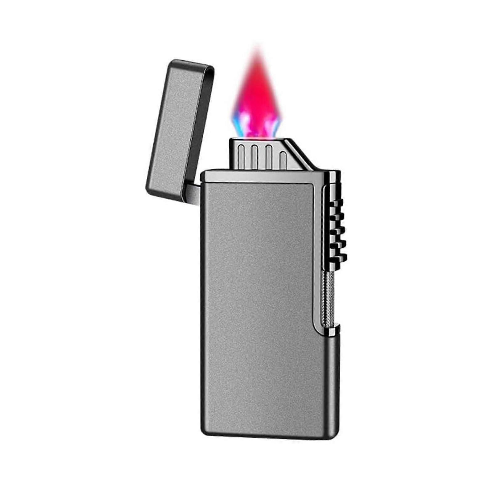 Metal Windproof red Flame Burning Machine With Transparent Air Chamber And Adjustable Flame Refilling For Canopies