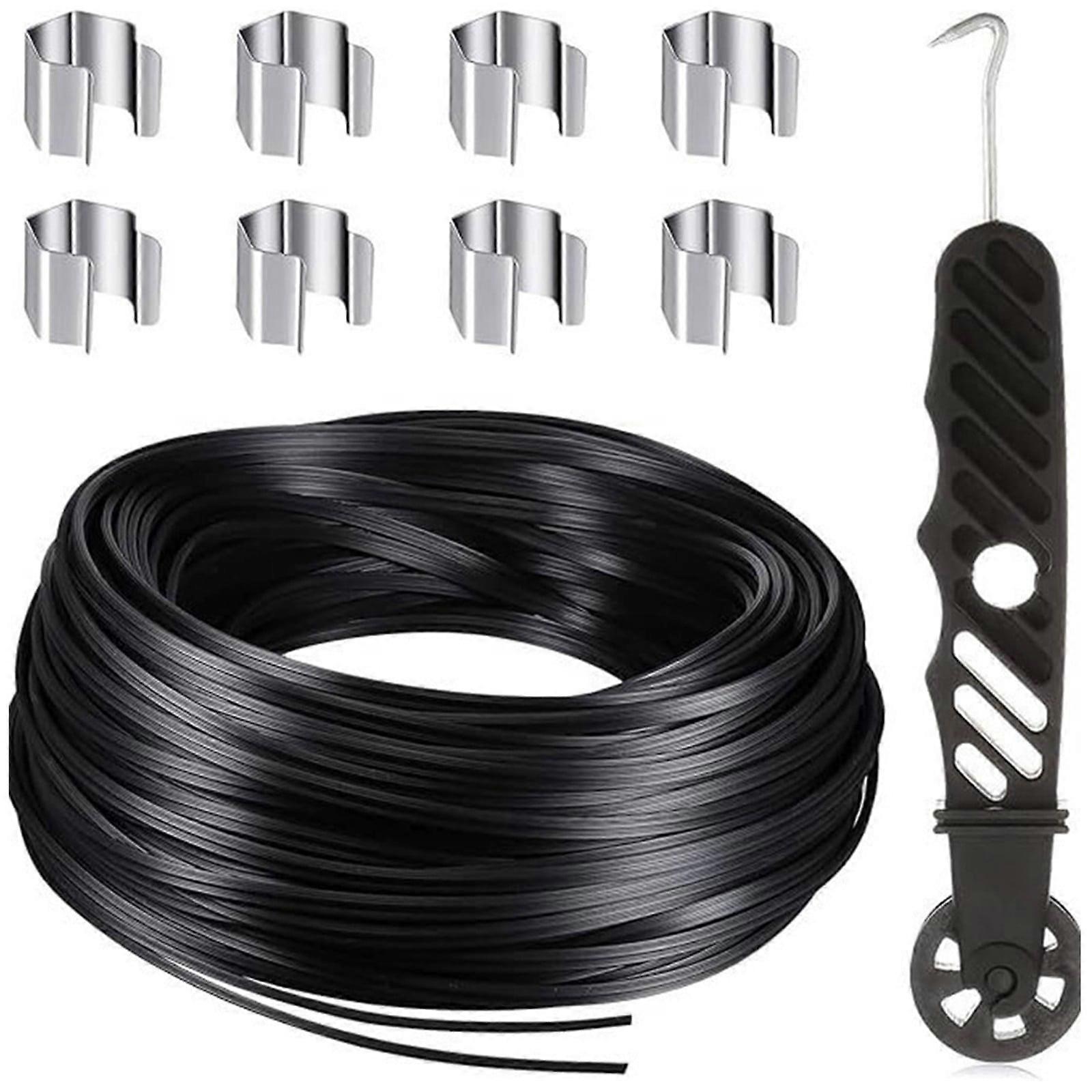 Window Screen , Screen Repair Kit with Bearing & Removal Hook & Screen