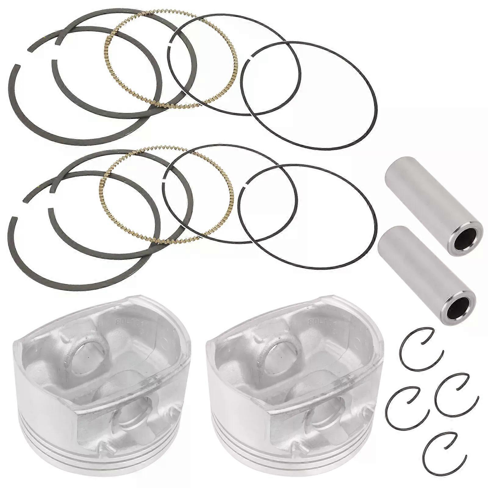 2 Aluminium Cylinder Piston Kit For Polaris RZR 800 EFI 08-2010 / RZR S 800 2010 NO.63677