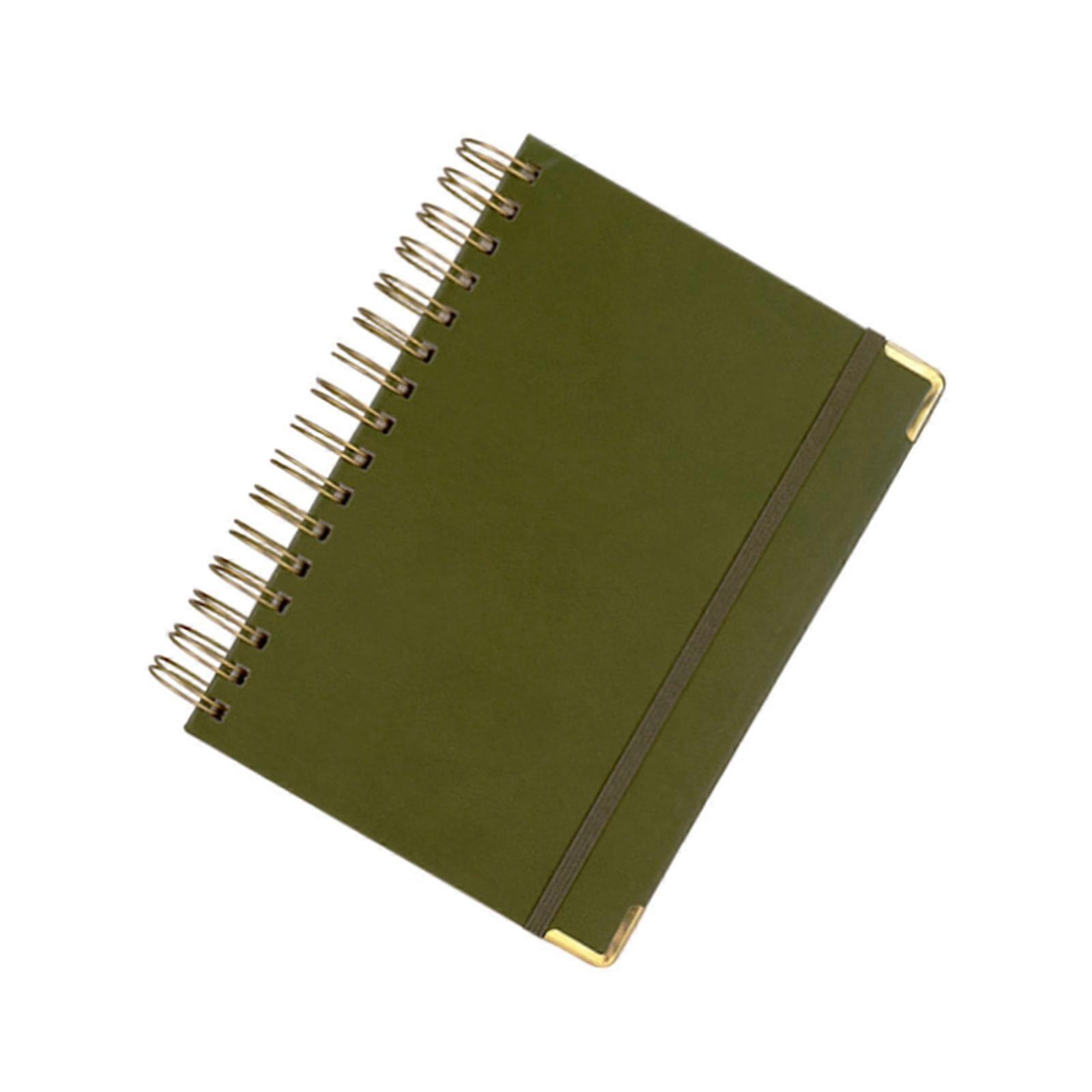 A4 B5 A 5 Spirals Notebook with Elastic Band Stationery Notebooks Business Notebook Travel Notebooks Journal Notebook  A5