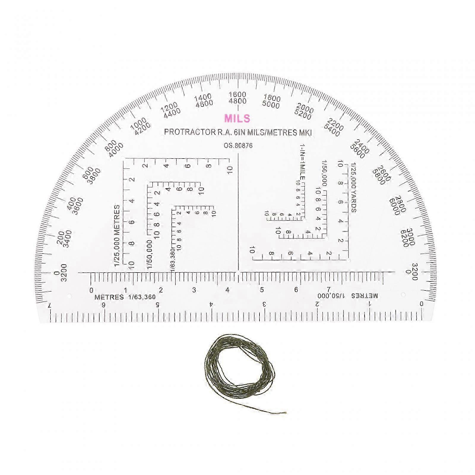 Professional protractor for camping and architectural design