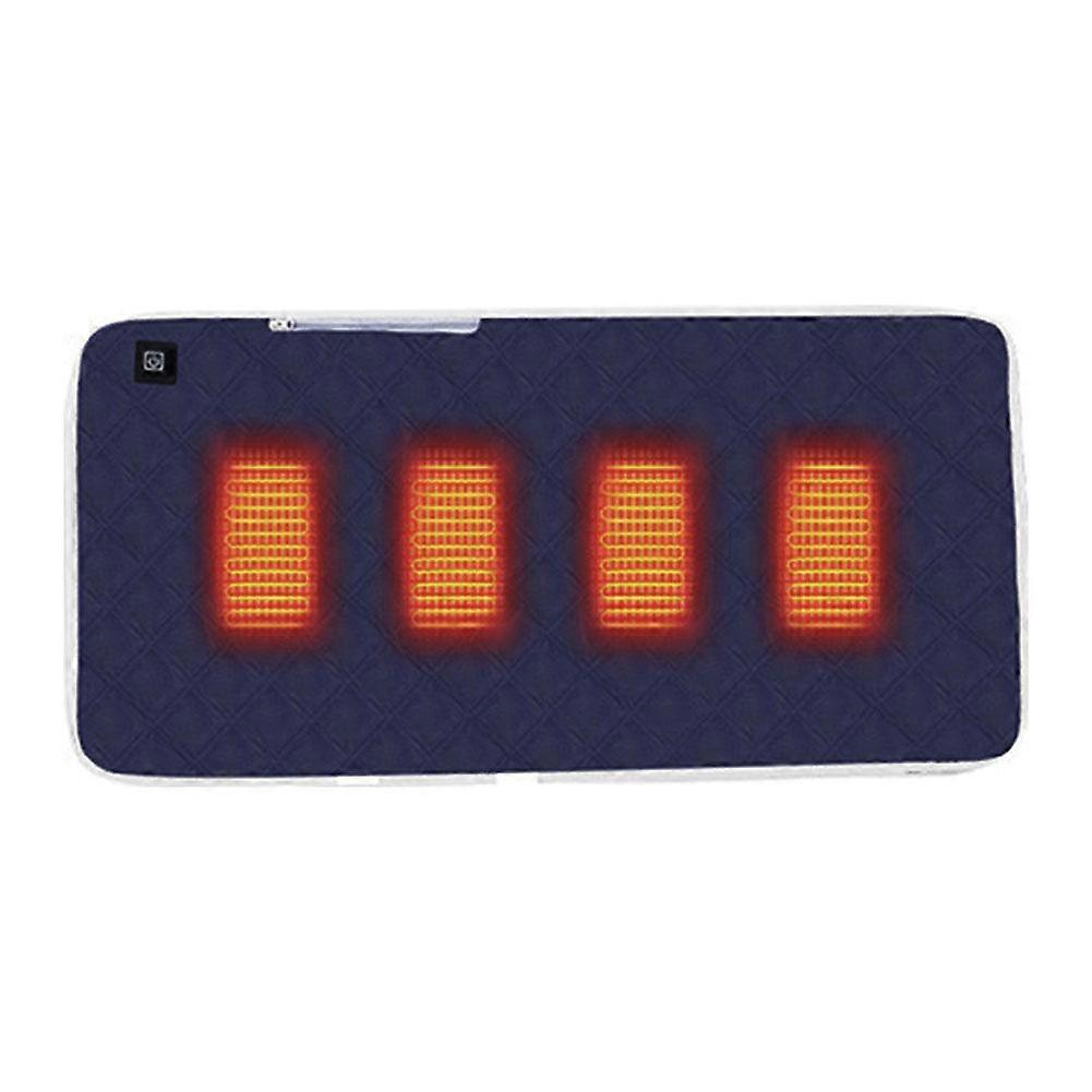 Large 4-Zone Heating Pad with 3 Heat Settings Fast Heating Type-C Charging for Back Neck Shoulder Pain Relief