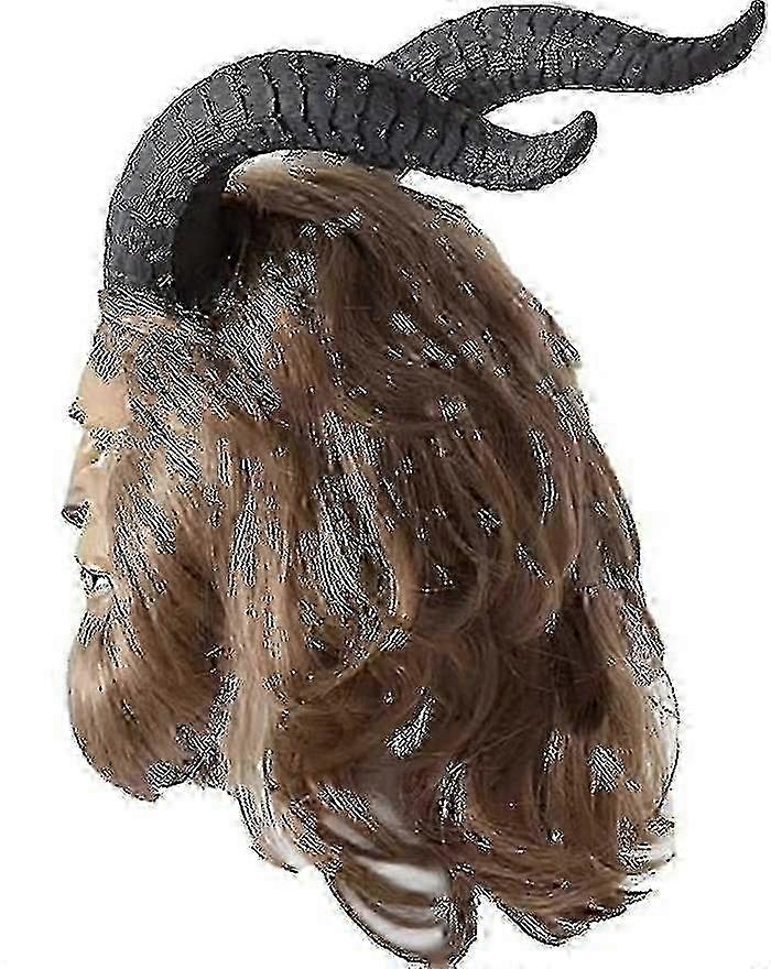 ビーストマスクビーストコスプレマスク大人用ウィッグ付き