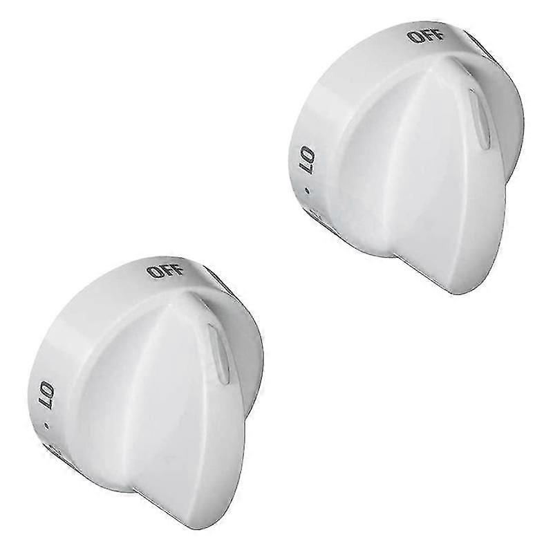 2 Pcs 316442512 Surface Burner Knob Compatible With , Sears Range Oven