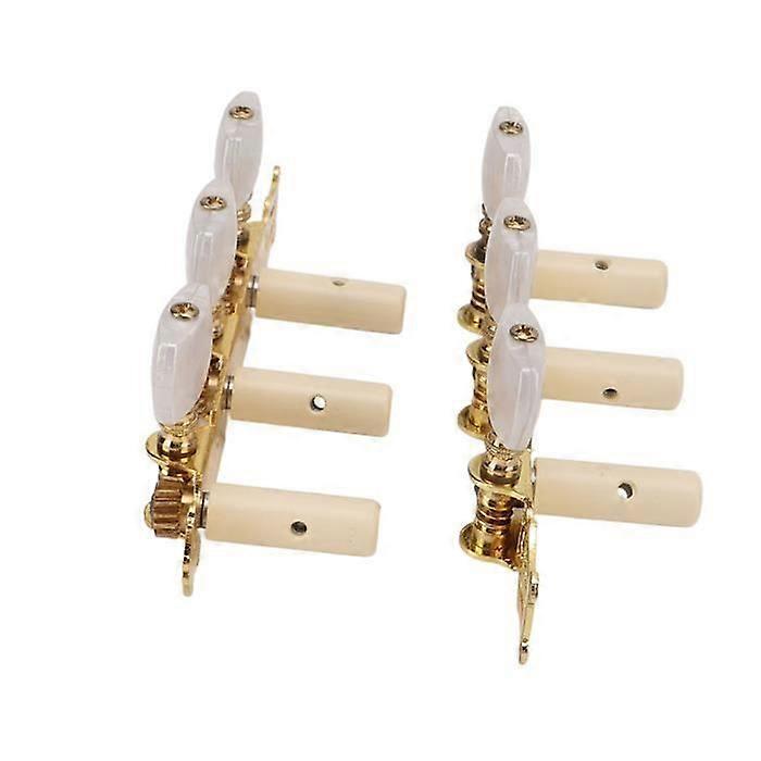 2 Pieces Classical Guitar String Tuning Pegs Classical Guitar String Machine Heads Tuning Pegs Keys Tuners Set - SURENHAP