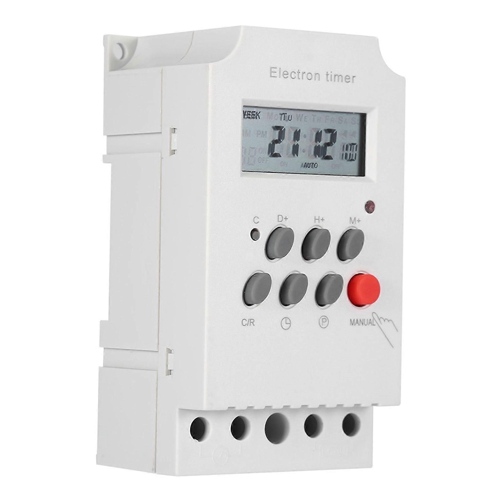 KG316T-II 30A Digital Timer Switch Programmable Electronic Time Control Switch (AC-DC 12V)SH