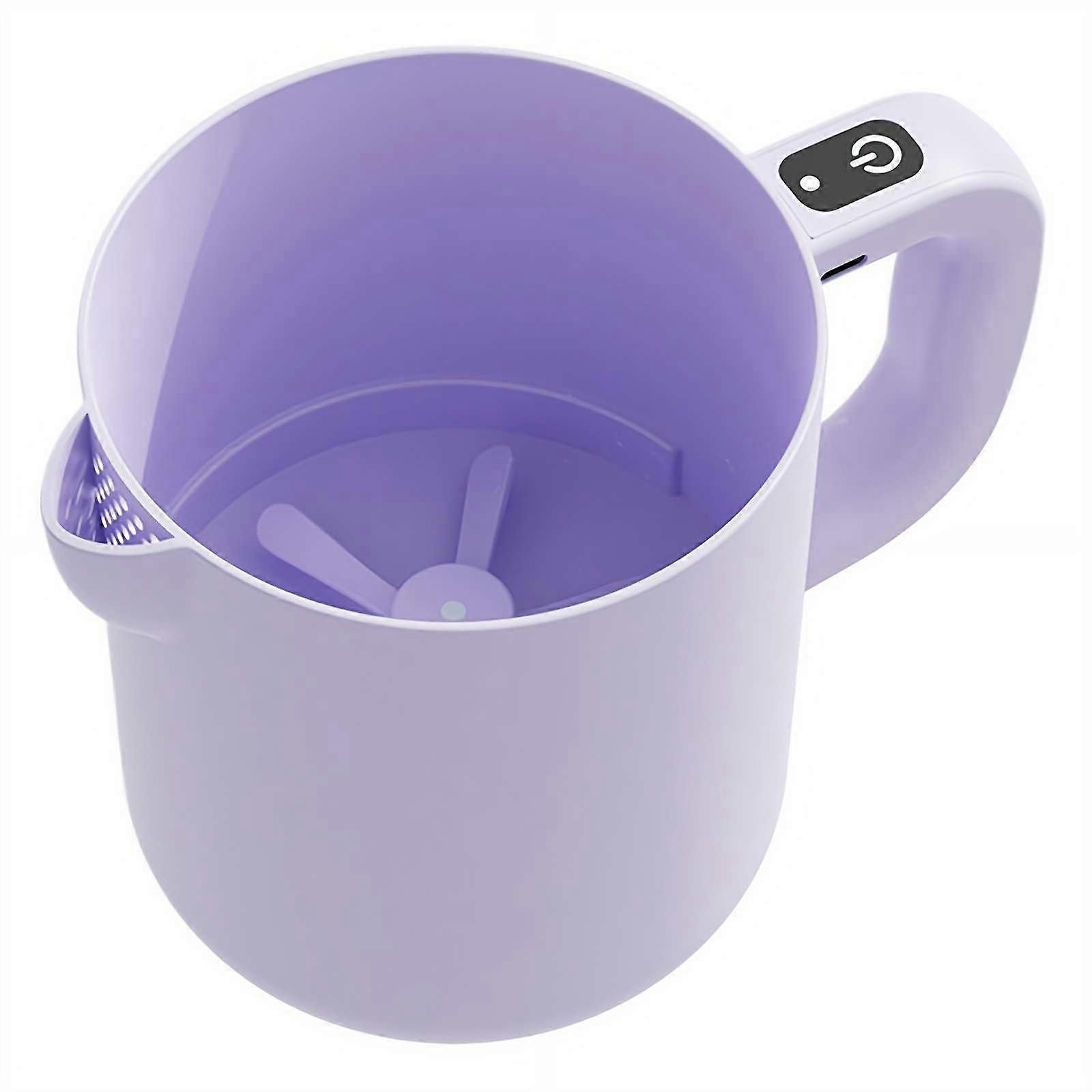 Cordless Handheld Mixer & Strainer, 2In1 Whisk & Filter For Eggs, Electric Egg Beater, 1L, Purple