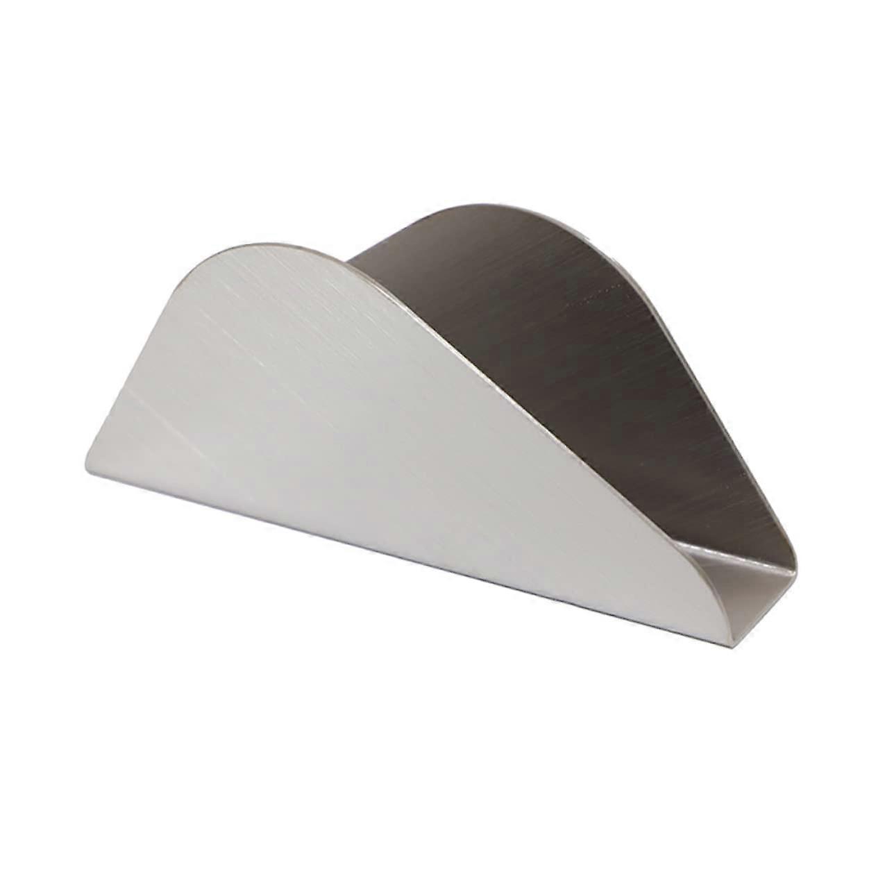 Stainless Steel Napkin Holder Triangle Tabletop Tissue Rack for Kitchen Dining Decor