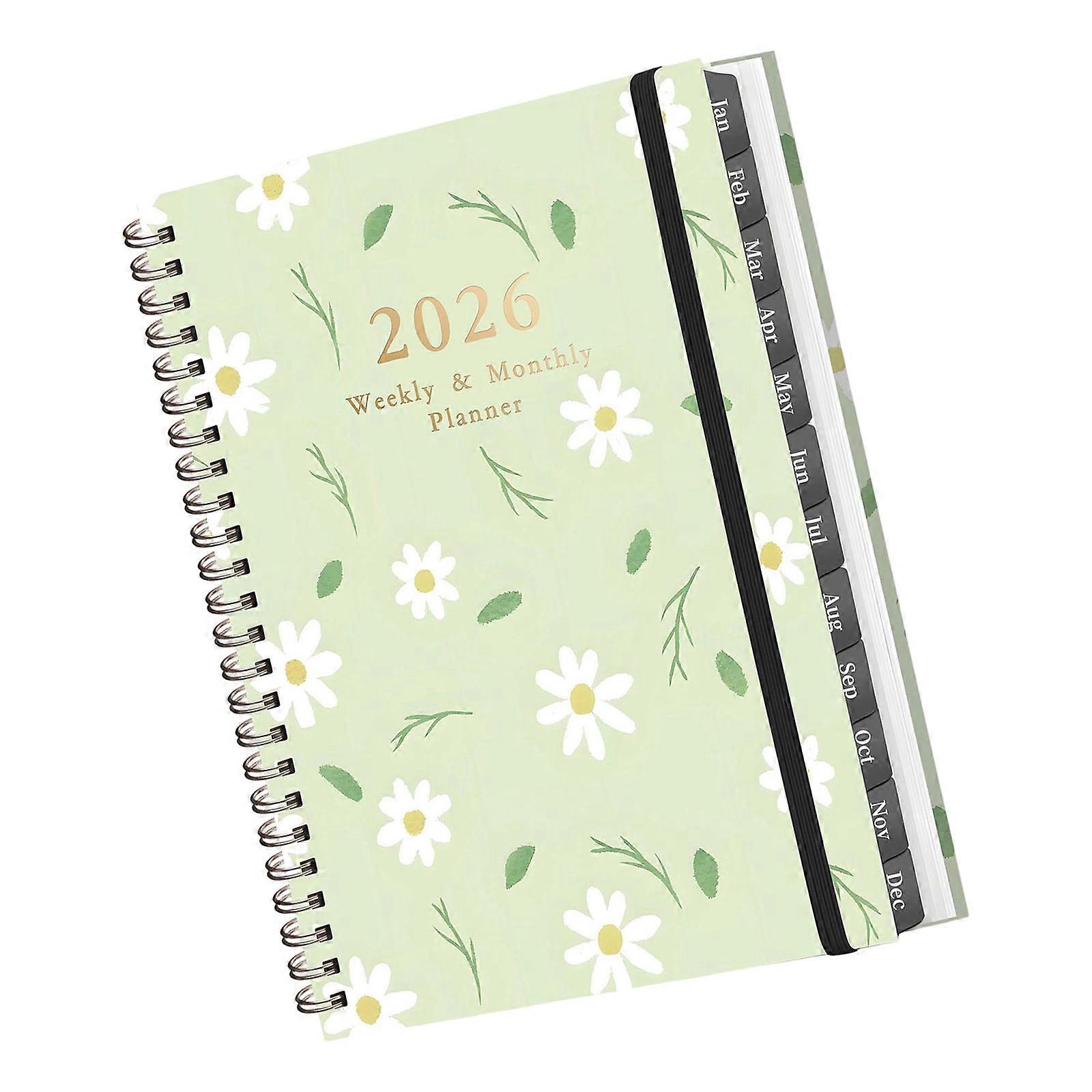 2026 Work Life Planner Travel Journal Schedule Notebook Compacts Size Task Tracking Systems Smooth Writing Experience Multicolor