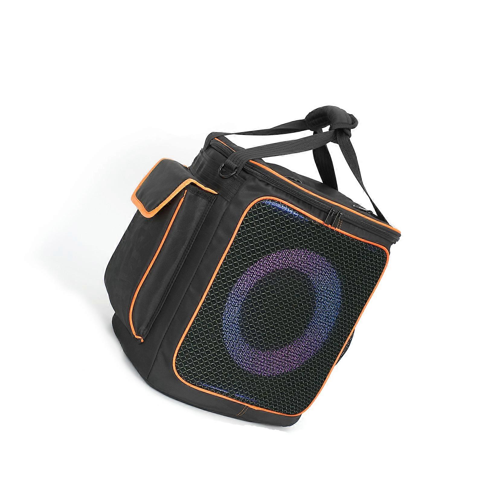 Protective Storage Bag for PartyboxEncore2 Portable Speaker Case With Adjustable Shoulder Strap And Multiple Pockets  Black