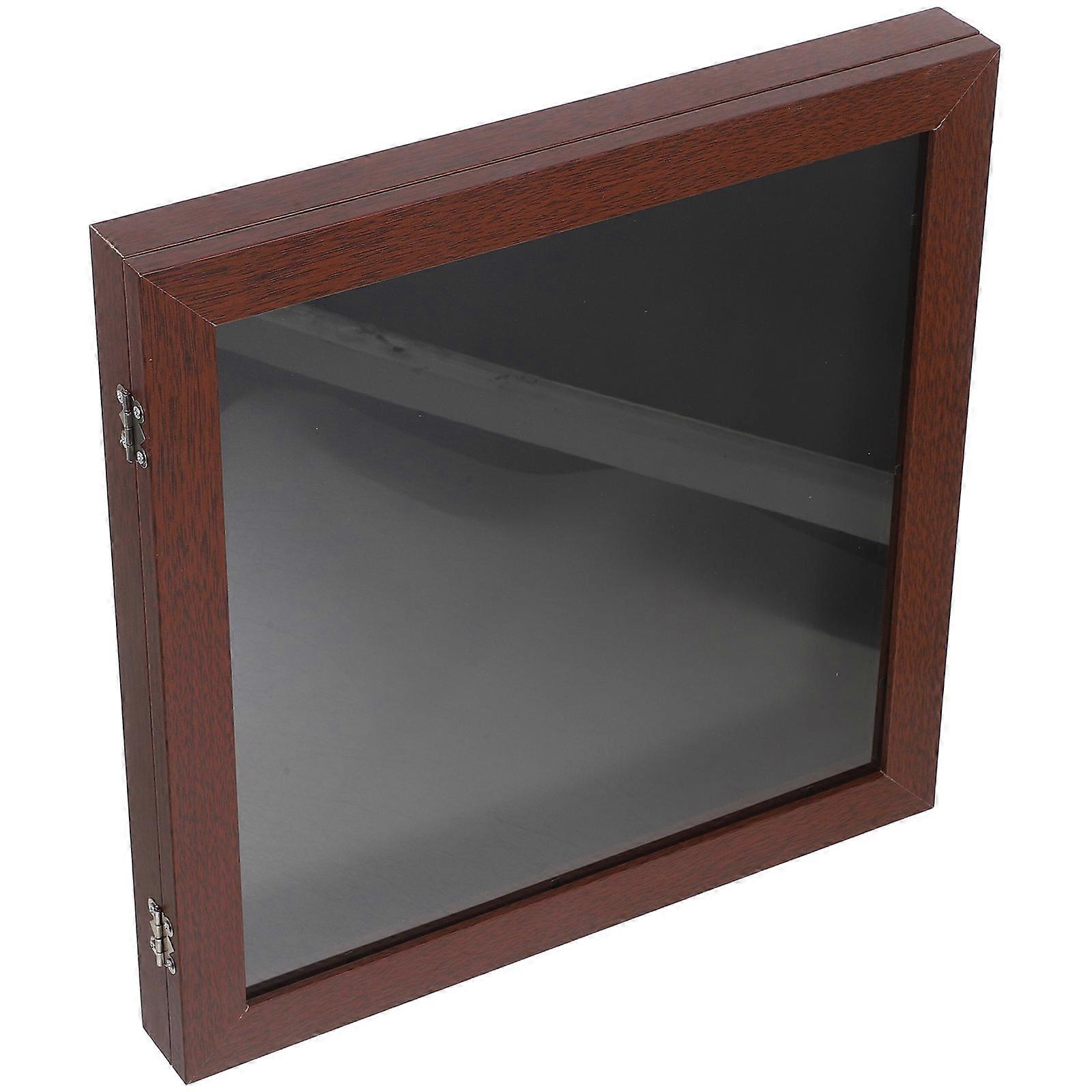 Ball Jersey Display Shadow Box Frame for 1 Wood Shirt Display Case