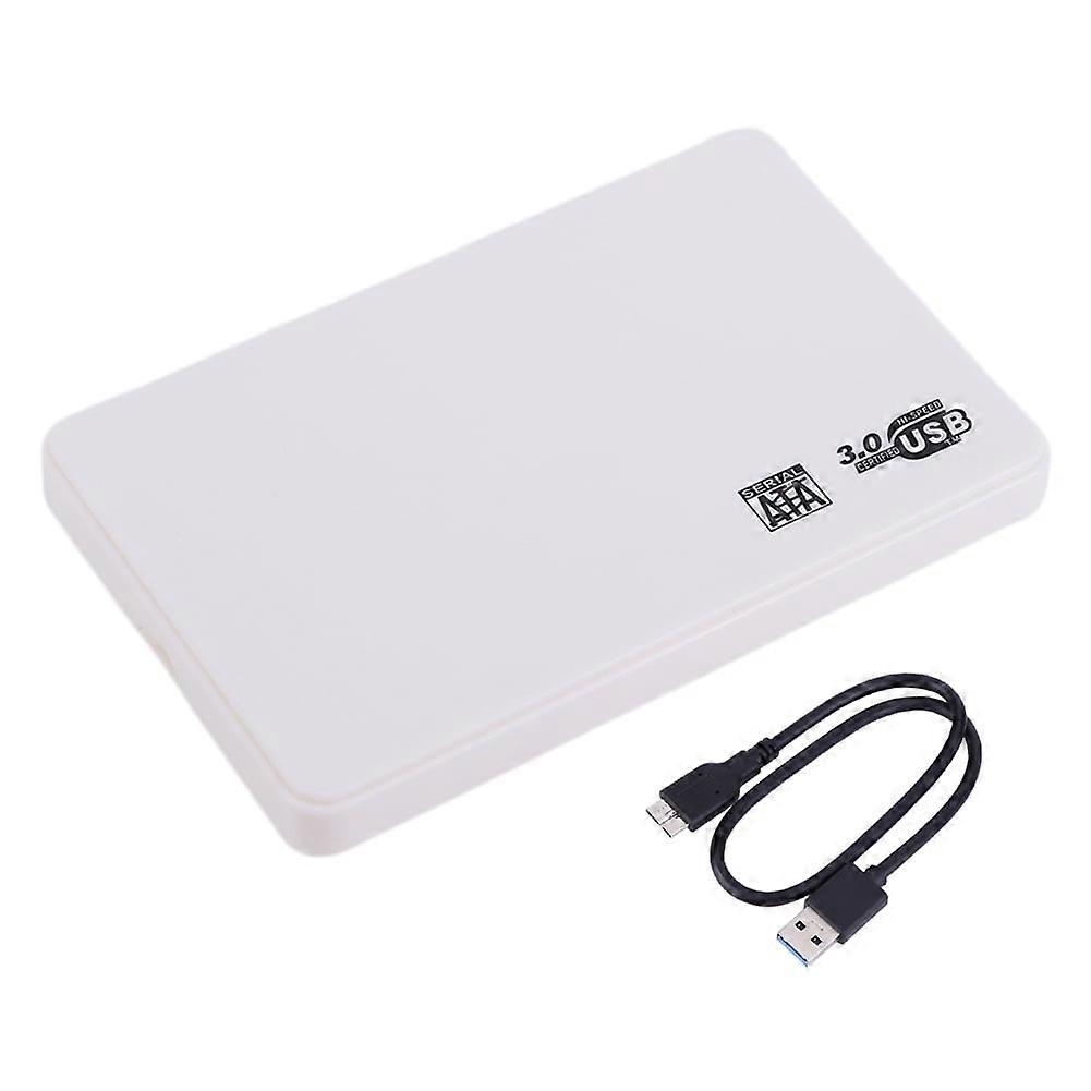jixopn SATA To USB3.0 HDD Box High Speed 2.5in Hard Drive Enclosure with USB Cable Tool-Free for SSD External Storage
