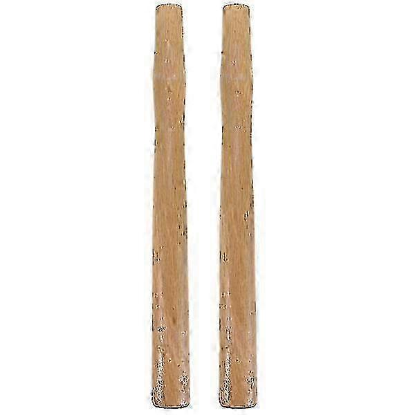 2pcs Wooden Hammer Handle Replacement for Claw Hammer, 37cm Grip Handle Supply with Twisted Design