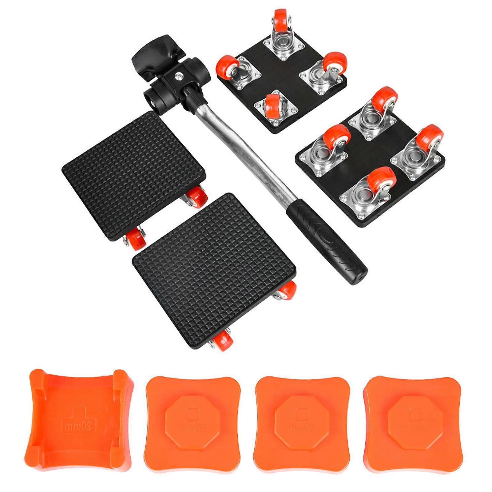 Furniture And Appliance Moving Set With Easy Glides Wheel, Noiseless Space Management 500kg Capacity For Home Office Use Multicolor