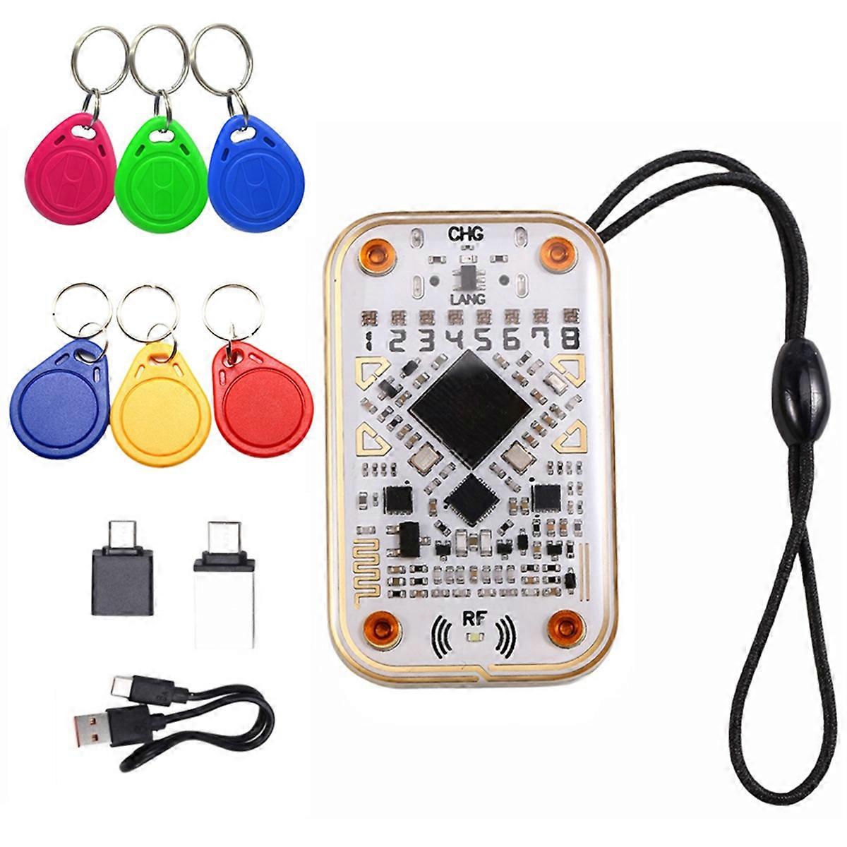 Chameleon Ultra RFID Smart Chip Reader+3XT5577/UID Keychain