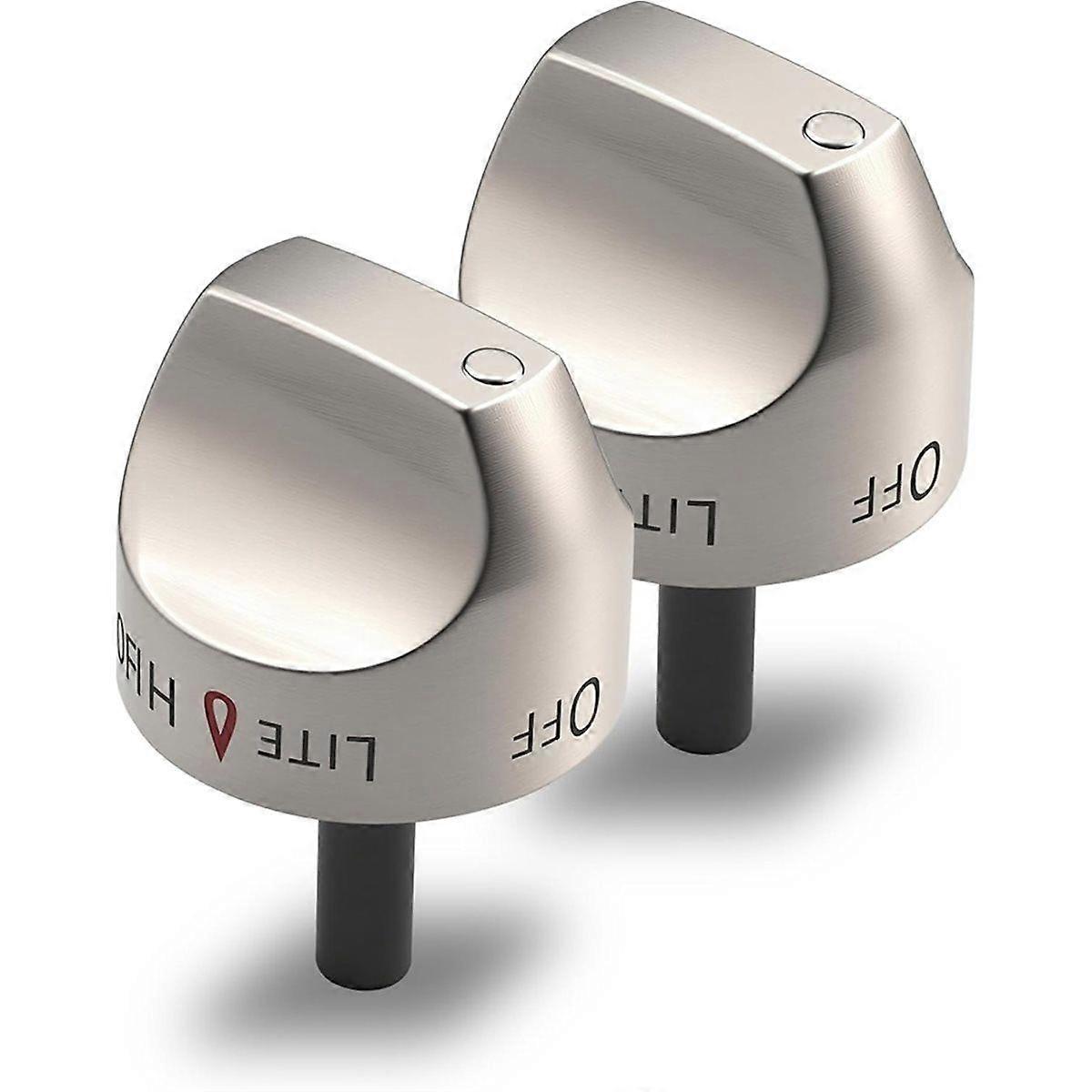 2 Pcs WB03K10265 Burner Control Knobs for Stove Replacement Part Number AP4363671 PS233971 WB03K1024