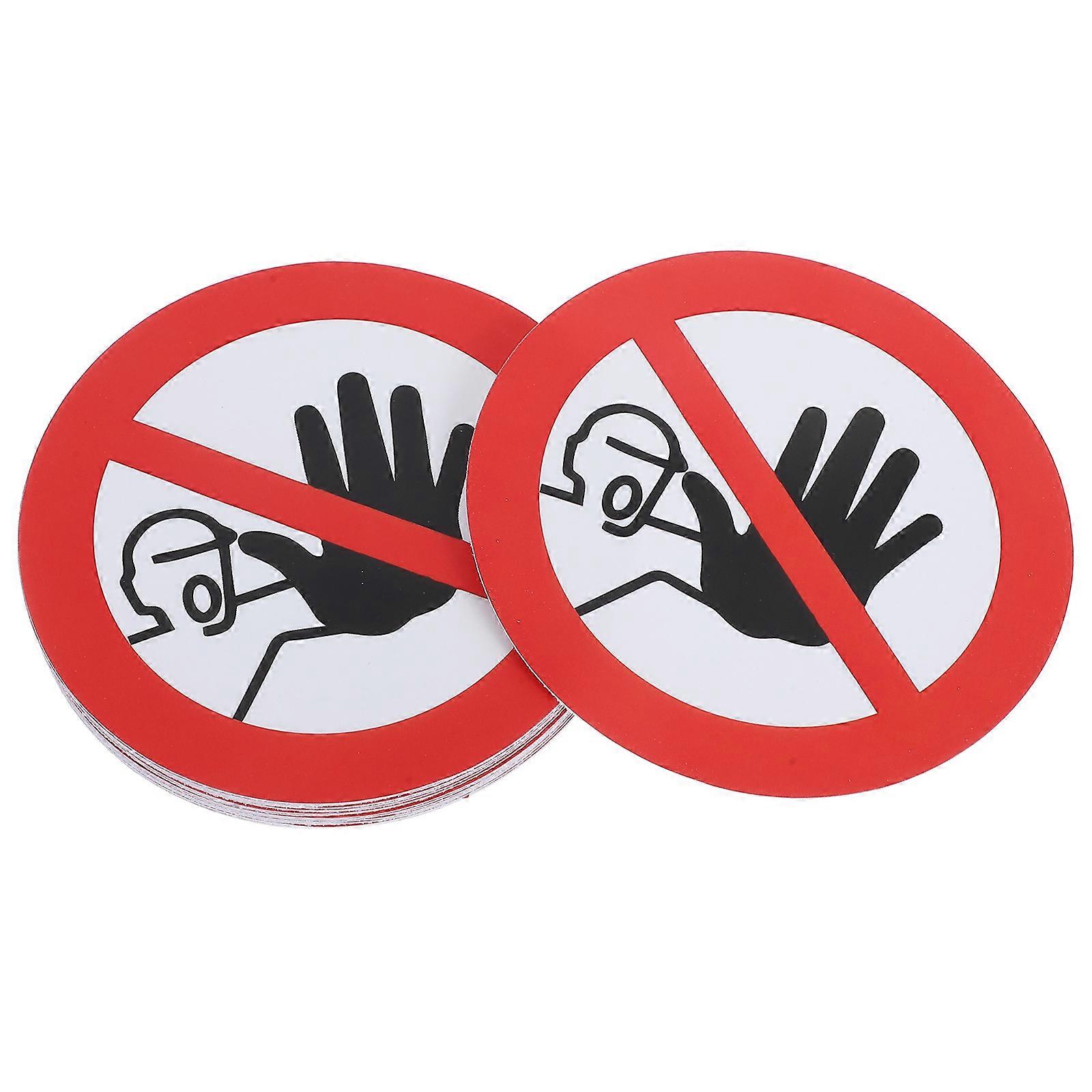 Warning Label Sticker Waterproof for Warning 40 Sheets Self Adhesive