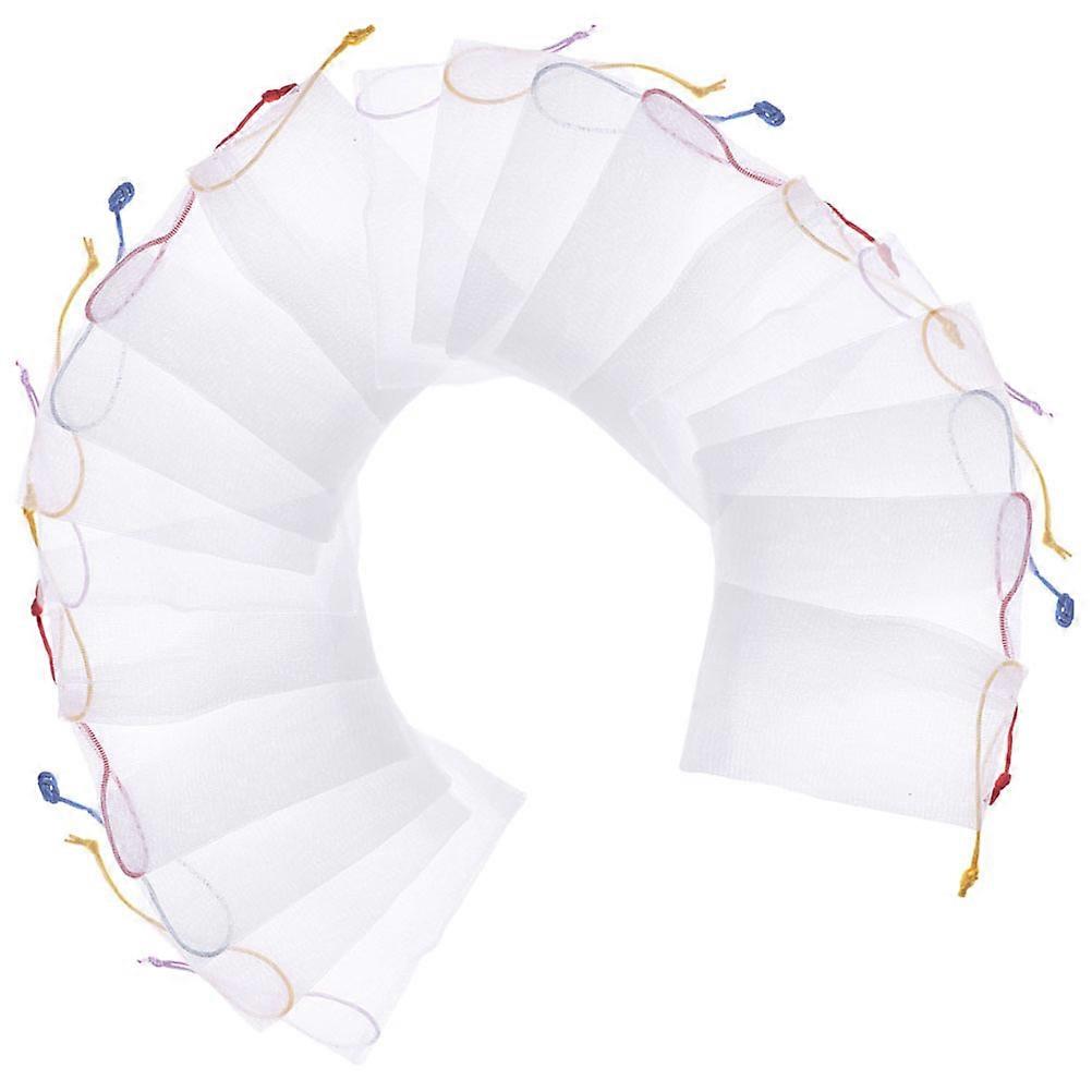 50Pcs Assorted Color Soap Foaming Net Pouch for Cleansing Use