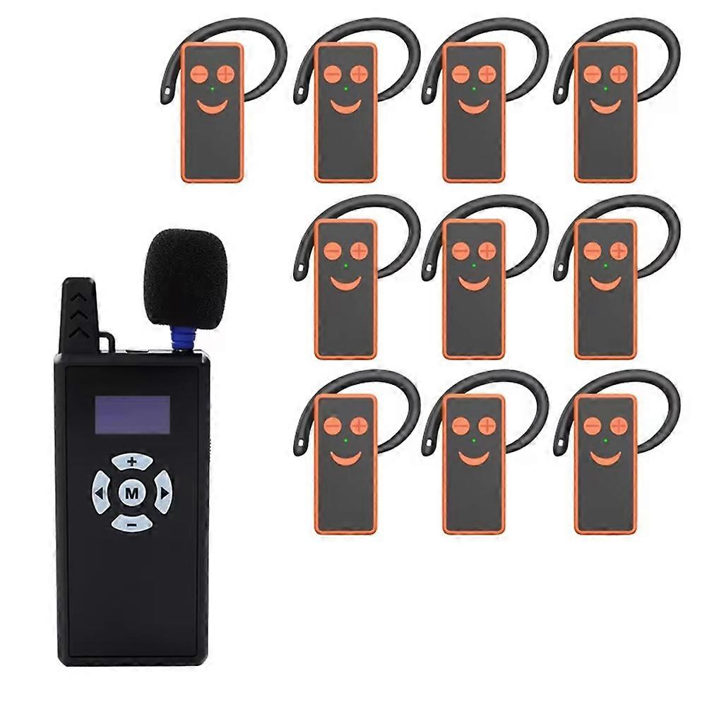 Système audio sans fil E102R : son clair pour conférences, traduction simultanée, visites d'usines et enseignement.