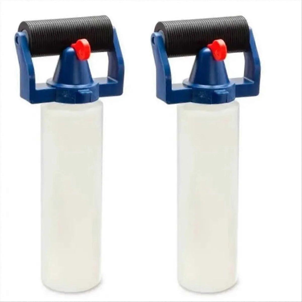 2PCS Glue Applicator Roller Dispenser PE Plastic Applicator Bottle