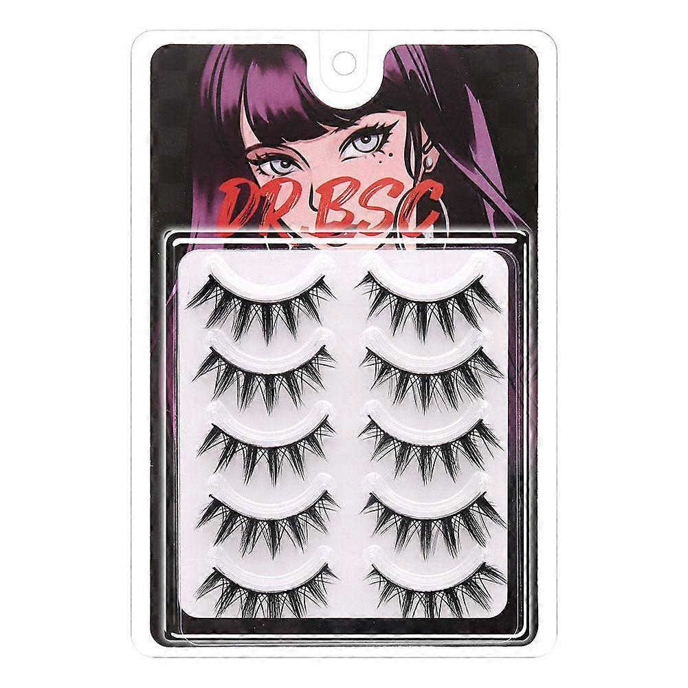 Dramatic Devil Eye False Eyelashes Rigid Material Long Lasting Lift For Parties