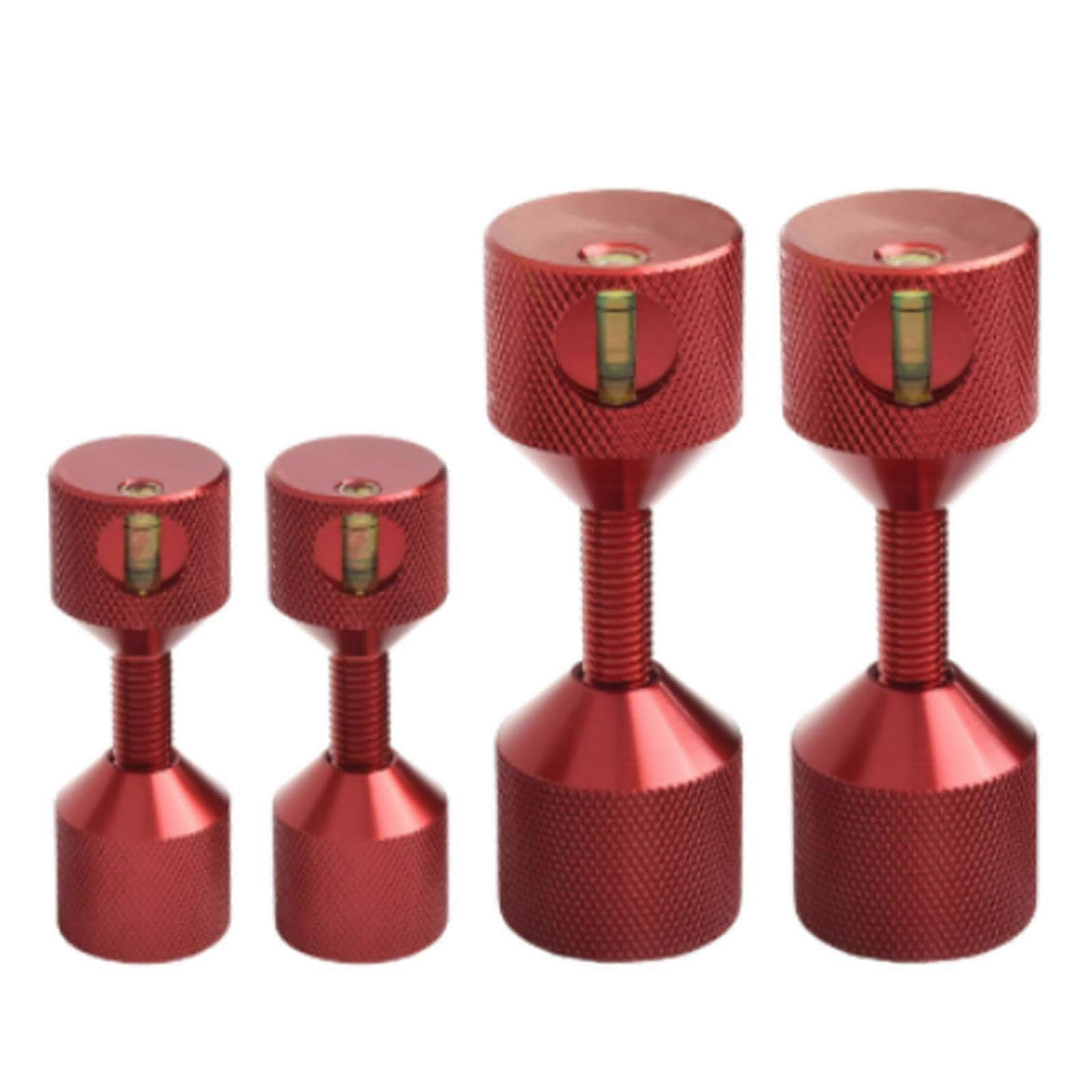 4 Pieces Two Hole Flange Alignment Pin Set for Precision Pipe Flange Installation with Level Tool