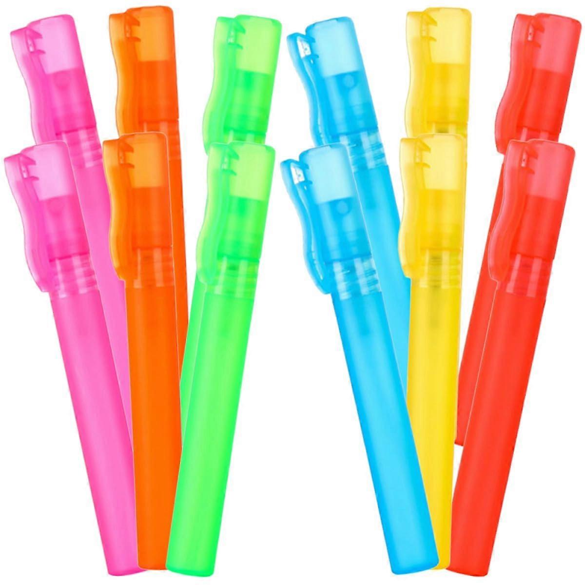 12Pcs Mini Refillable Perfume Bottles Leakproof Travel Atomizer Spray with Easy Refill System