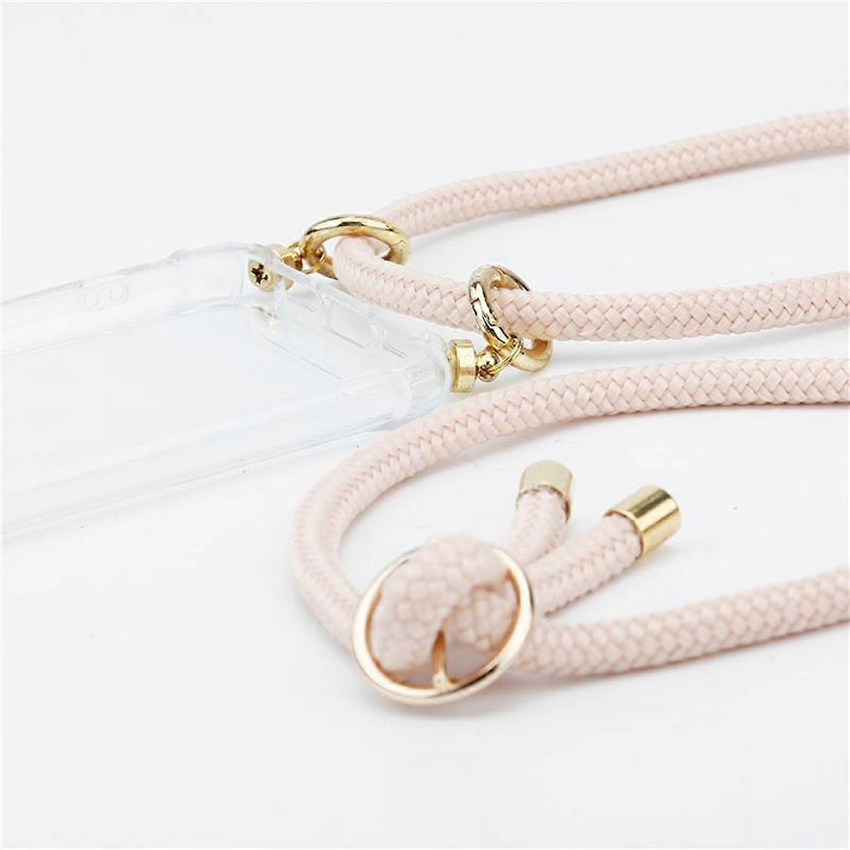 索尼Xperia L4手机链硅胶保护壳 - 带金色元素的绳索