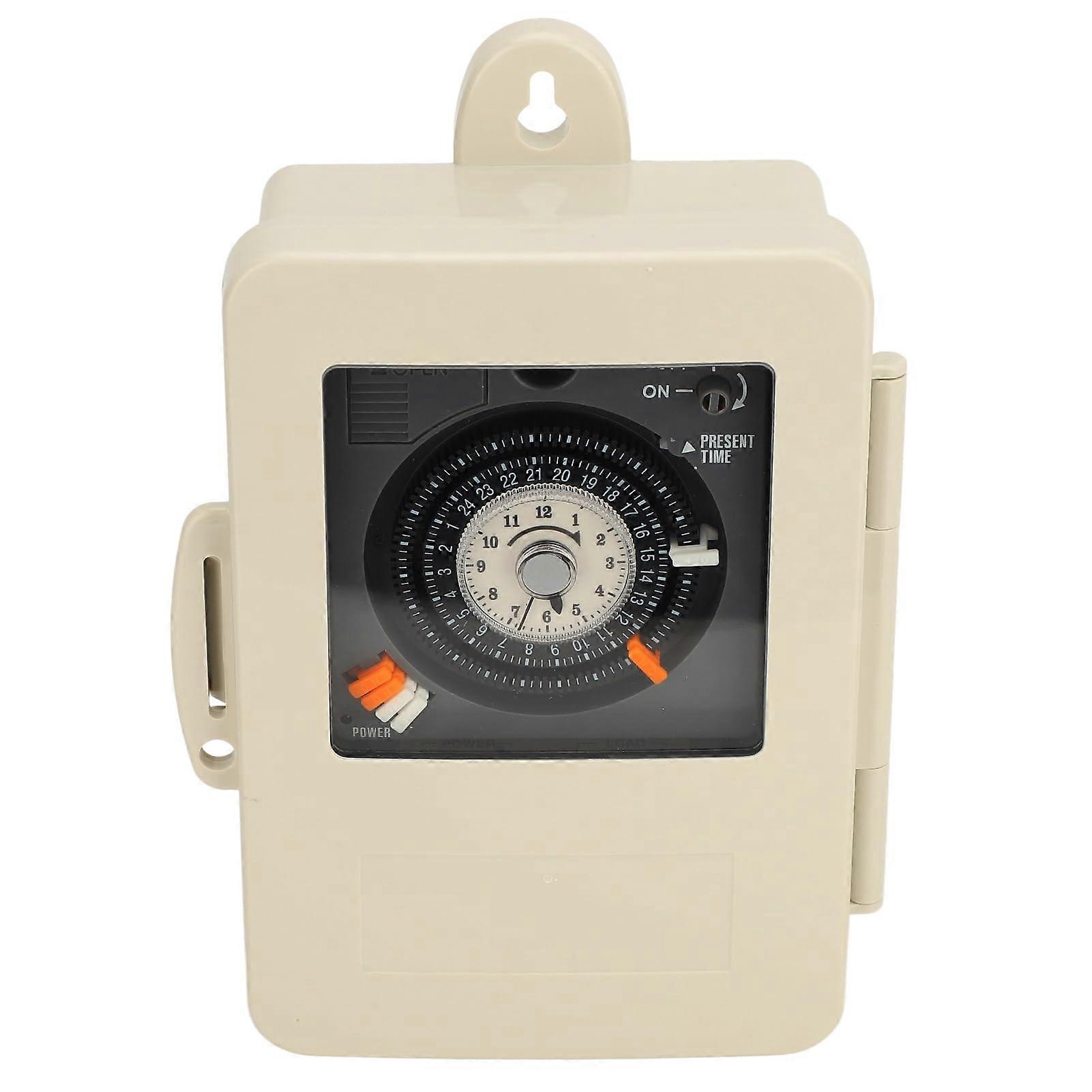 Digital Timer and Mechanical Timer with 96 Switch Segments, Accurate Lighting Control for Home, Office, Industry