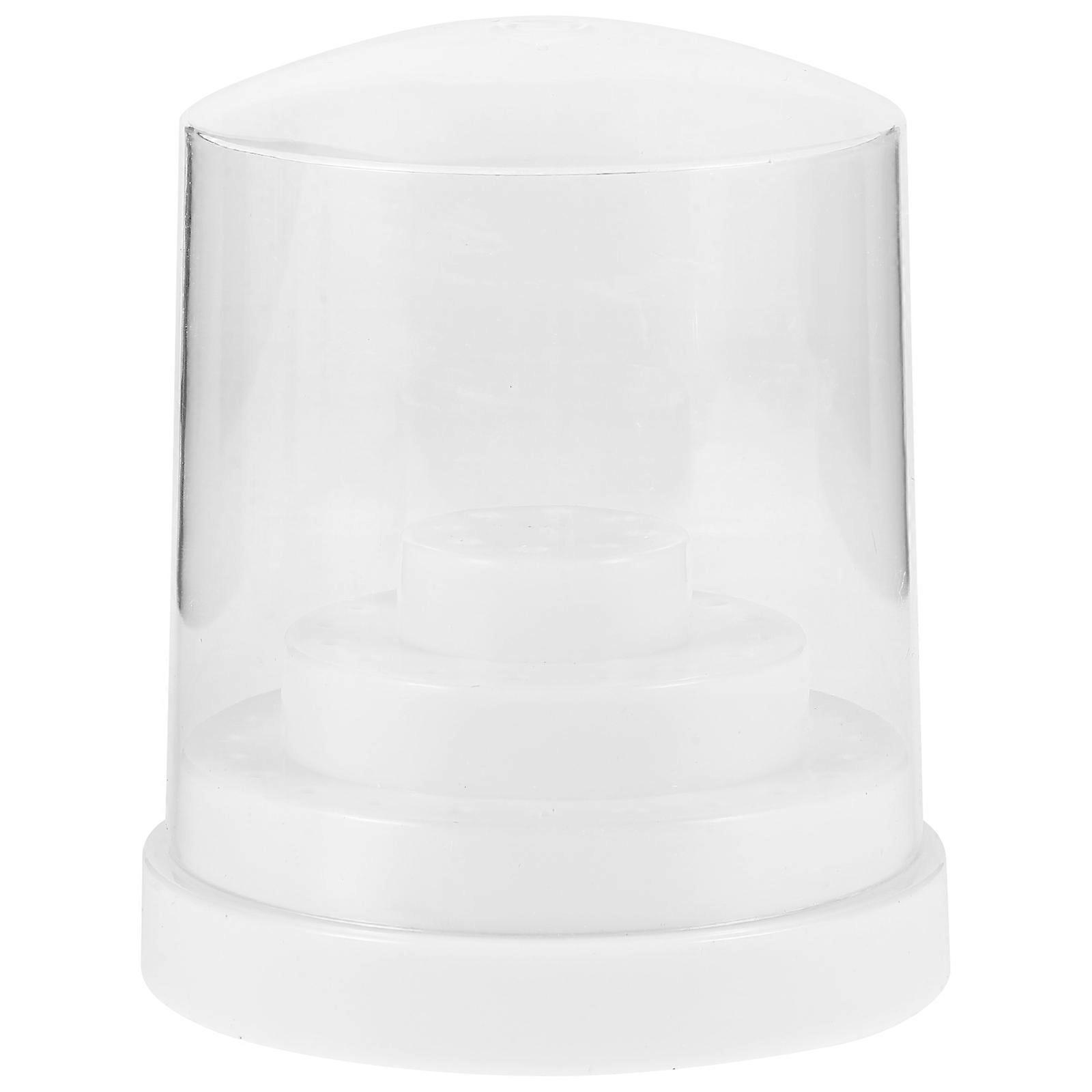 Nail Drill Bits Storage Box for Neat Dustproof Plastic Organizer 48 Holes