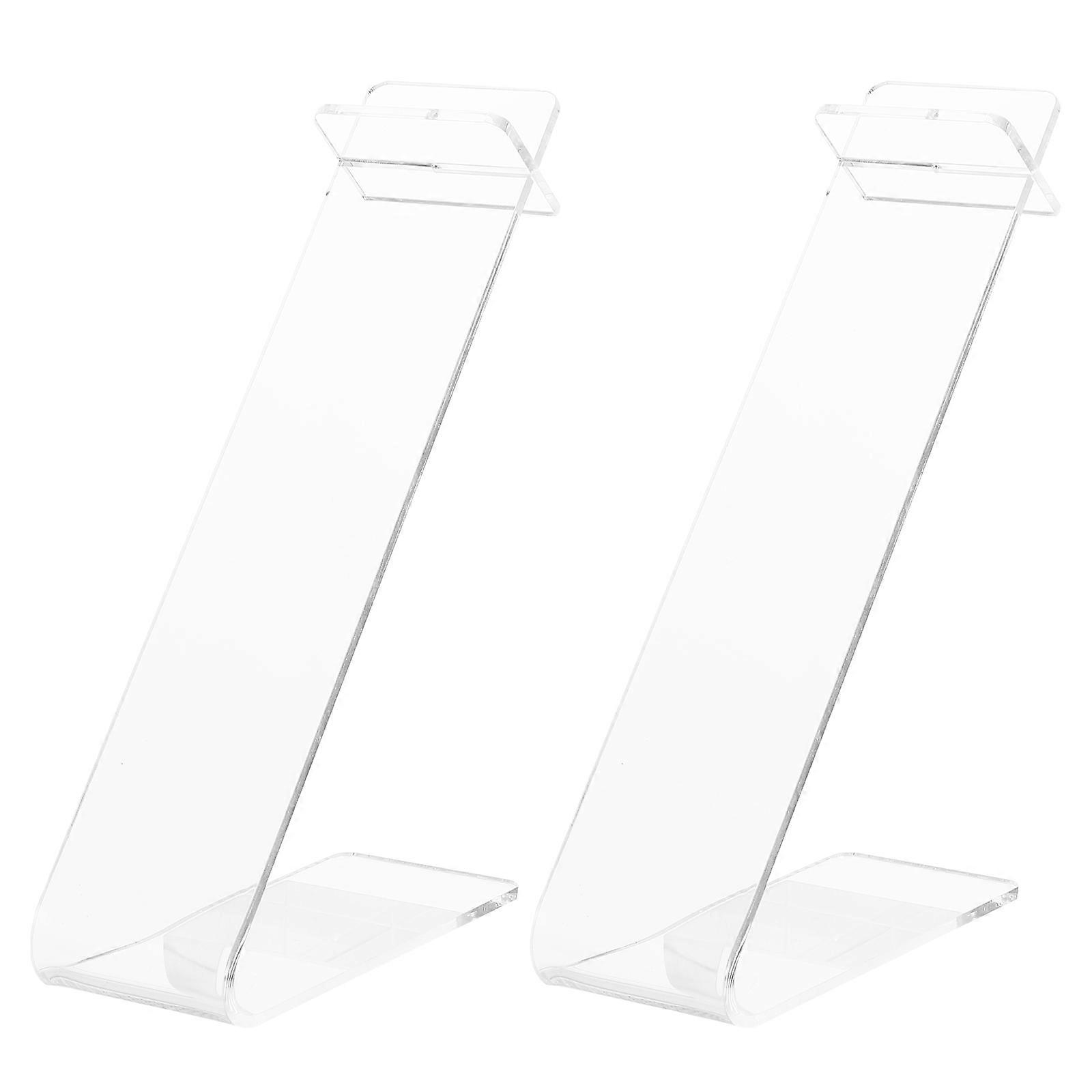 Acrylic Shoe Display Rack for Display with 8Pcs Transparent Shoe Holders
