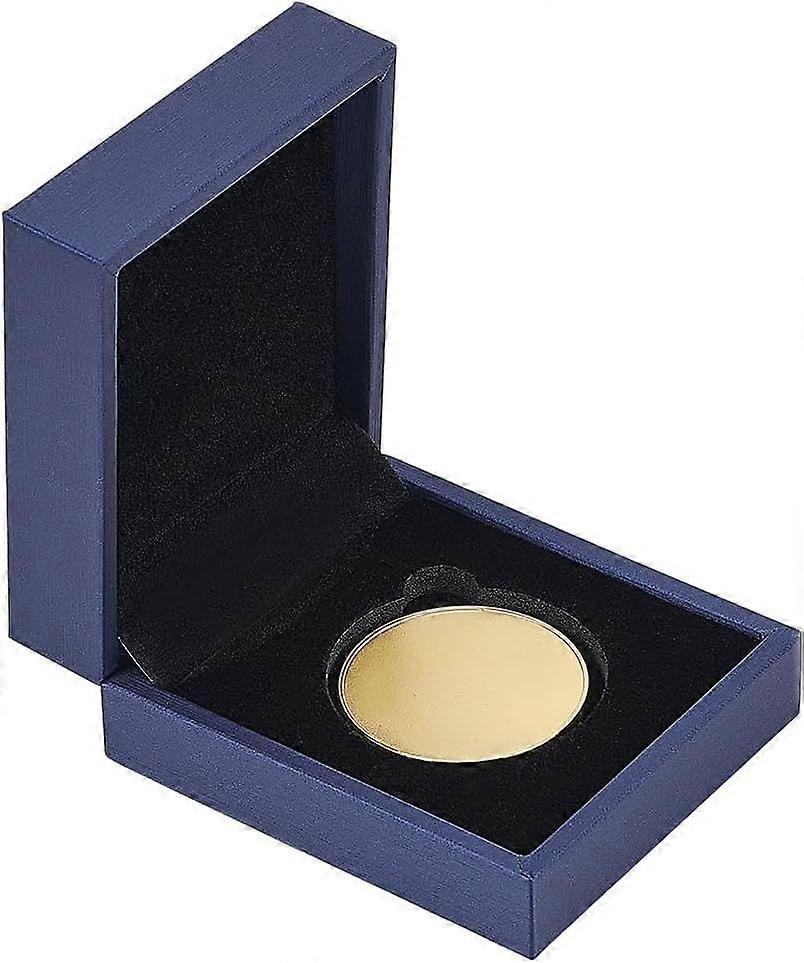 Coin Display Box Challenge Coins Storage Box Commemorative Coins Display Organizer Coins Protector Coin Holder for Collectors Inner Diameter: 44mm Dar