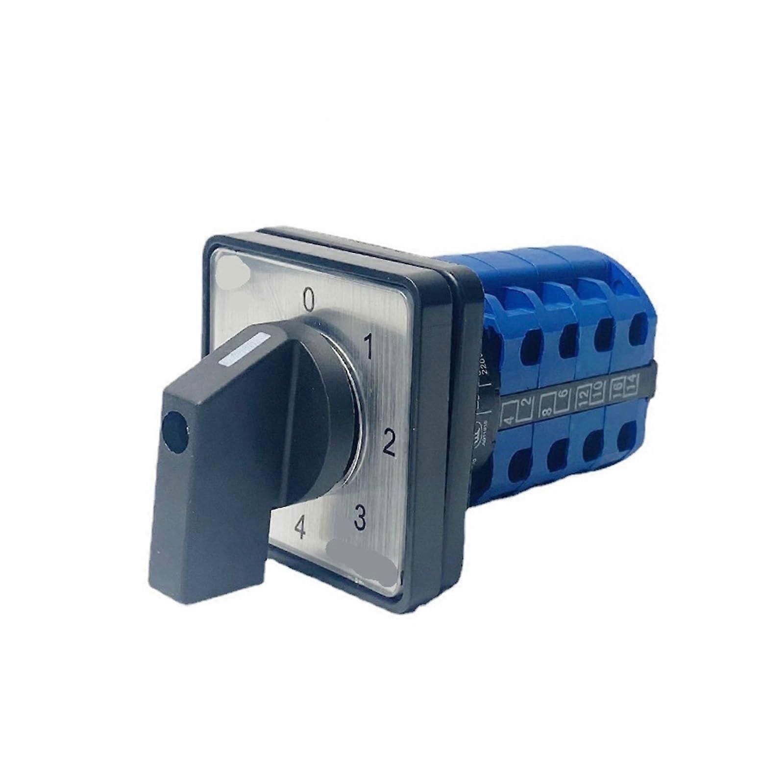 690V 20A Rotary Cam Switch 4 Pole Changeover Universal Motor Control 04 Position Durable Design