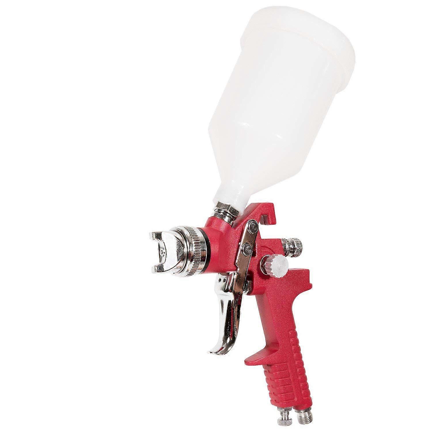 HVLP Gravity Feed Spray Gun 20 oz with Adjustable Fan Pattern and Precise Fluid Control